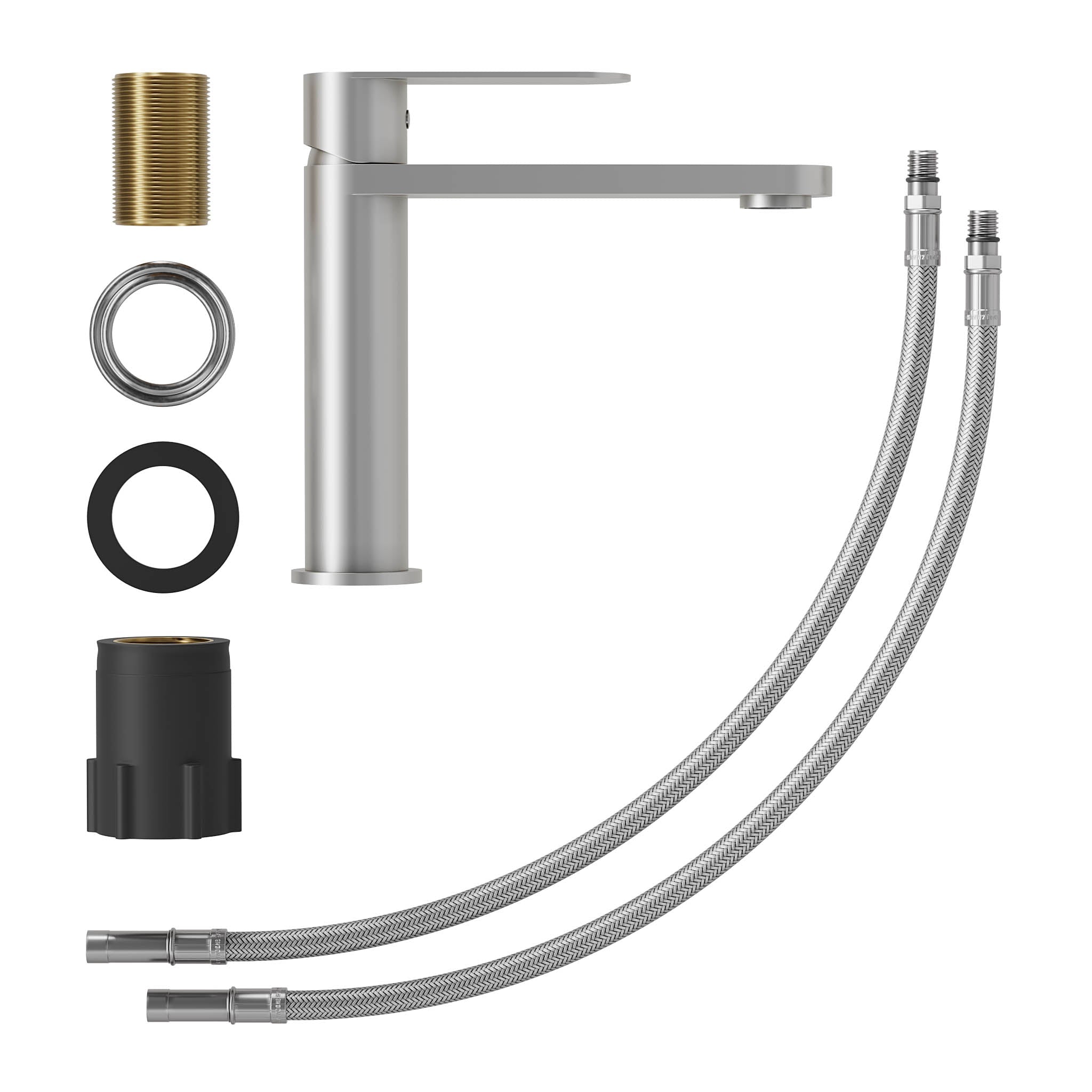 Tårnby, Blandare - Tvättställ, Rostfri - 3,5 cm - Blandare - Tvättställ - BATH DELUXE - BASIC - 28-017-02-71-02 - BATHDELUXE SWEDEN