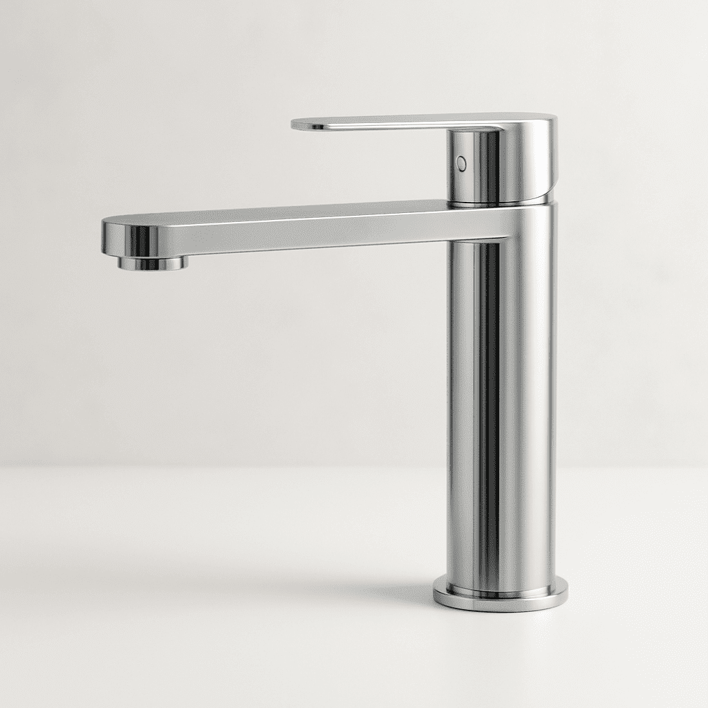 Tårnby, Blandare - Tvättställ, Grå Pistol - 3,5 cm - Blandare - Tvättställ - BATH DELUXE - BASIC - 28-017-02-73-02 - BATHDELUXE SWEDEN