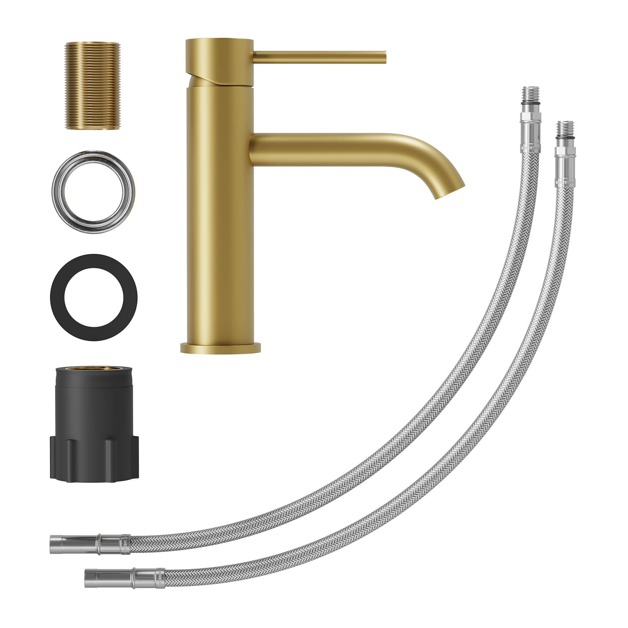 Søvang, Mixer - Wash Basin, Brass Mat - 4 cm - MASTERSTORE - 8595677184129 - Mixer - Wash Basin - 28 - 018 - 01 - 70 - 02 - 8595677184129