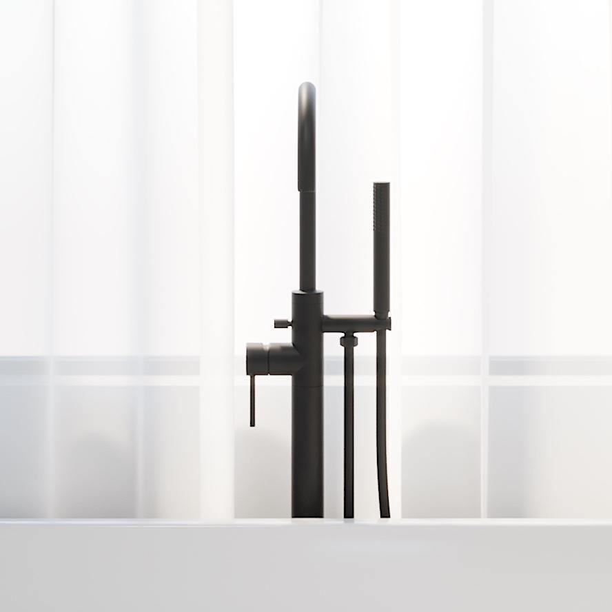 Dragør, Blandare - Badkar, Krom - 23 cm - Blandare - Badkar - BATH DELUXE - PRESTIGE - 28-114-01-60-00 - BATHDELUXE SWEDEN