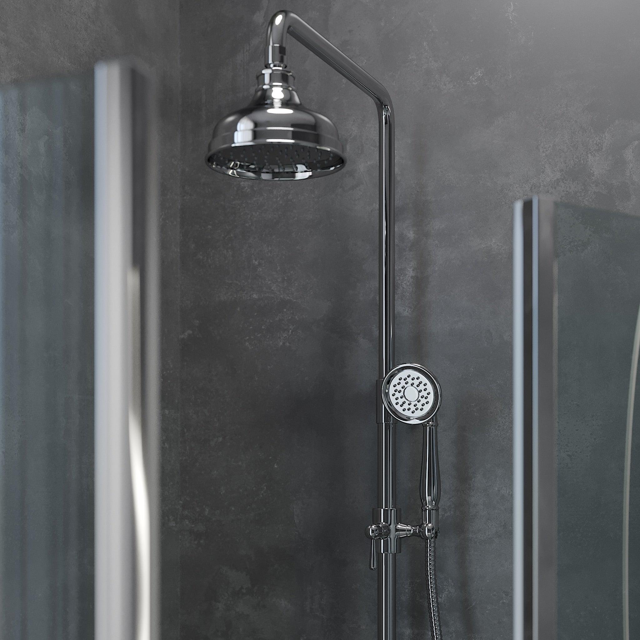 Ærøskøbing, Shower Tube Set, Brass - 15 cm - MASTERSTORE - 8595677102444 - Shower Tube Set - 31 - 120 - 04 - 64 - 00 - 8595677102444