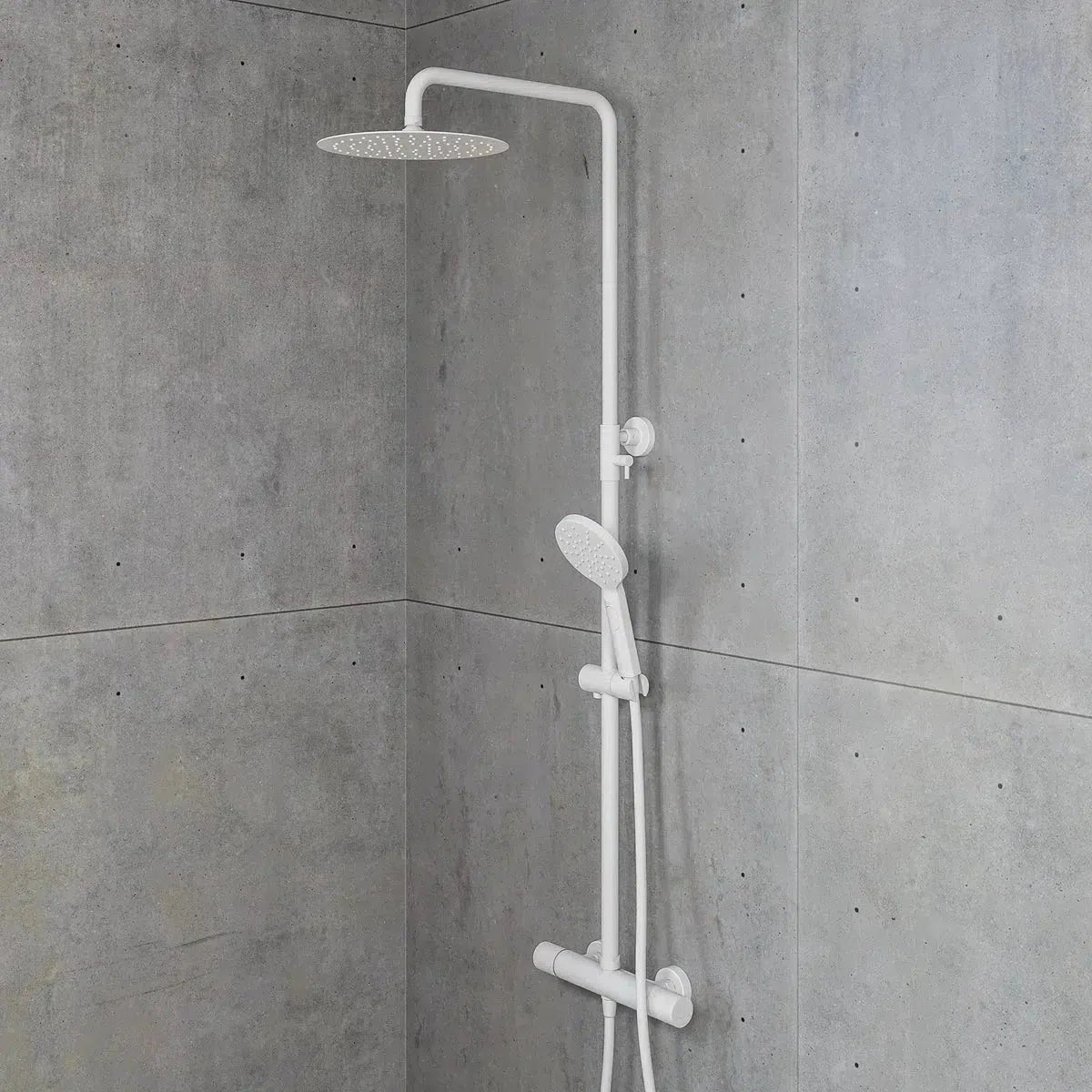 Dragør Takduschset m/Termostat blandare och 25 cm takdusch, 150 C/C