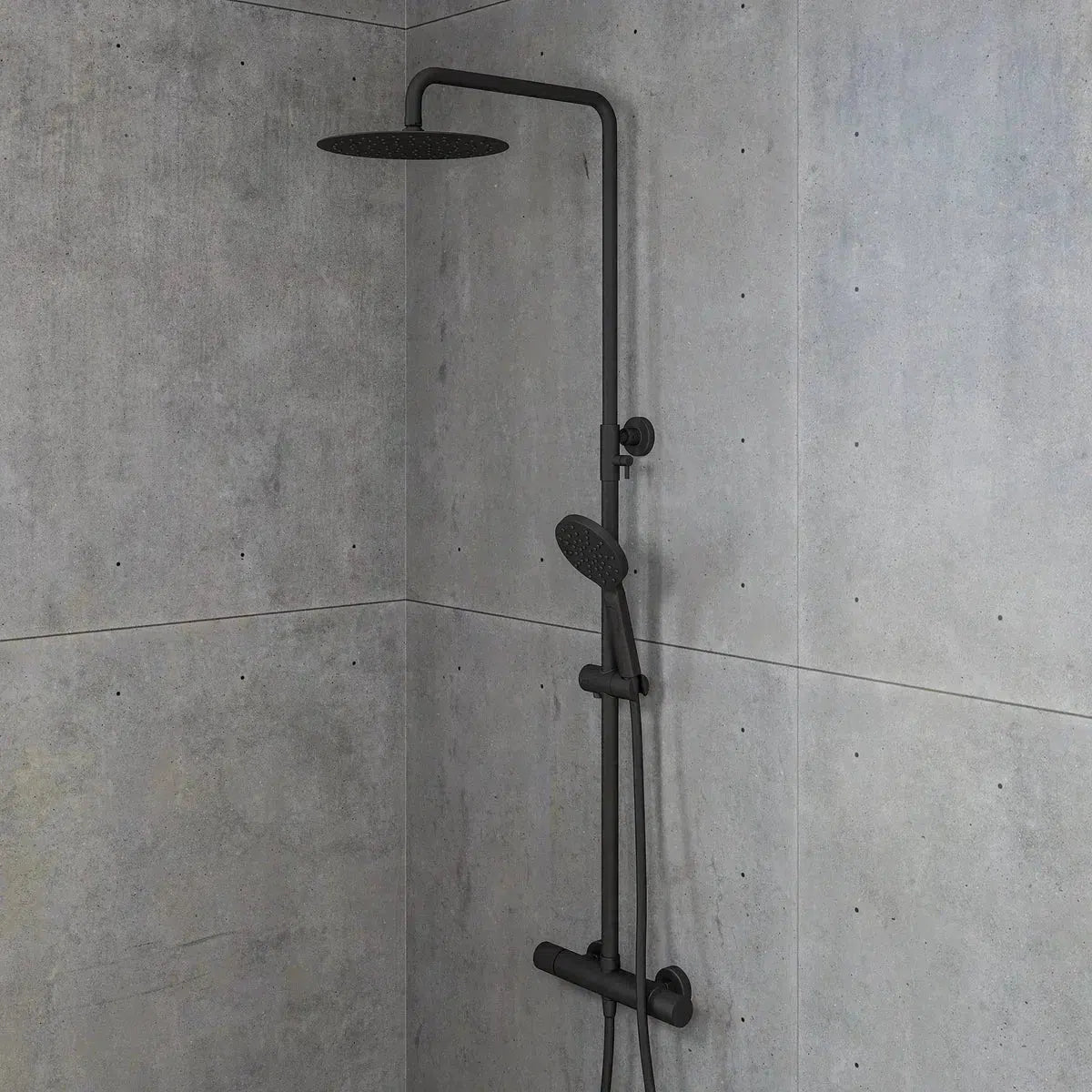 Dragør Takduschset m/Termostat blandare och 25 cm takdusch, 150 C/C