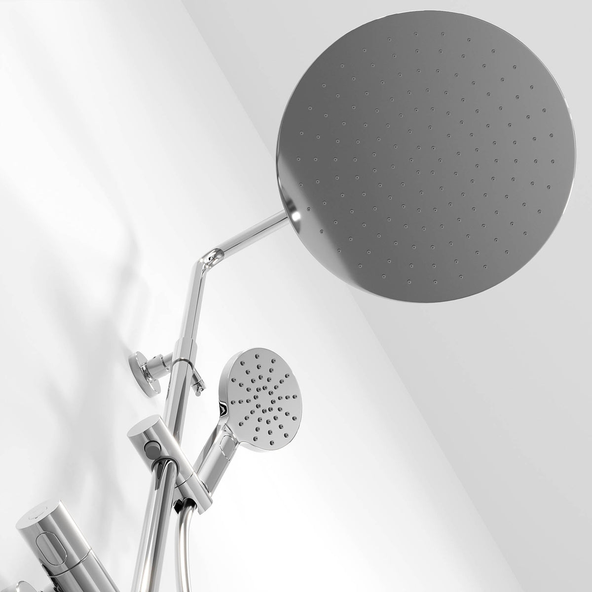 Dragør, Shower Tube Set, Chrome - 16 cm - MASTERSTORE - 8595677101584 - Showersystem - 31-120-09-60-00 - 8595677101584