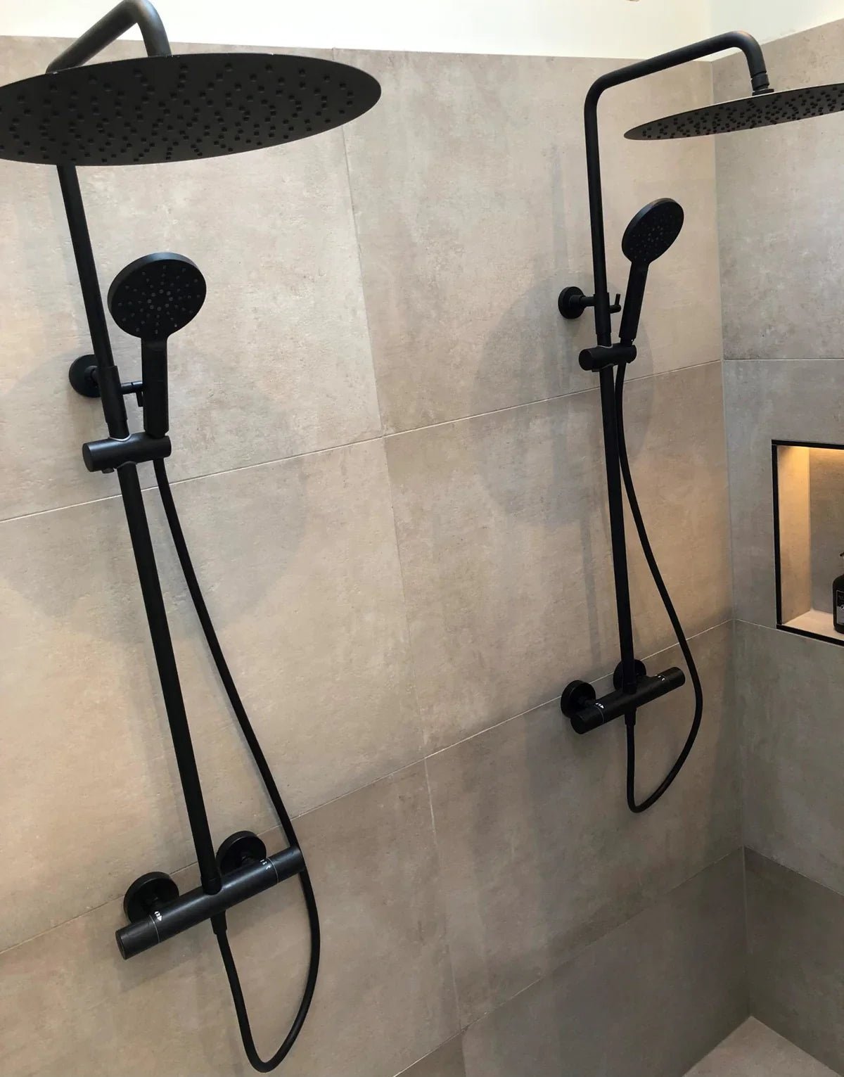 Dragør Takduschset m/Termostat blandare och 40 cm takdusch, 150 C/C - Takduschset - BATH DELUXE - EXCLUSIVE - 31 - 120 - 13 - 60 - 00 - BATHDELUXE SWEDEN