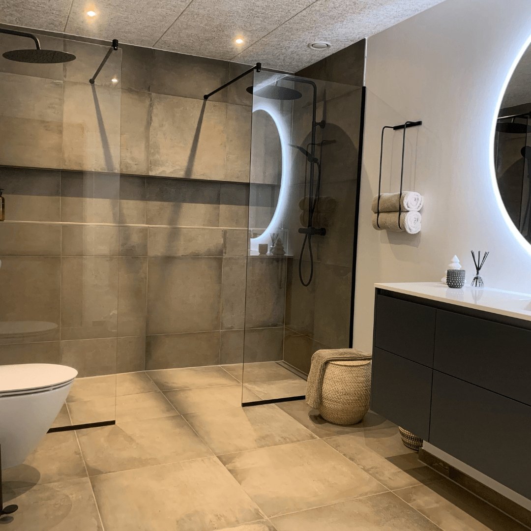 Dragør, Duschrörsset, Svart Matta - 15 cm - Duschrörsset - BATH DELUXE - EXCLUSIVE - 31-120-13-63-00 - BATHDELUXE SWEDEN