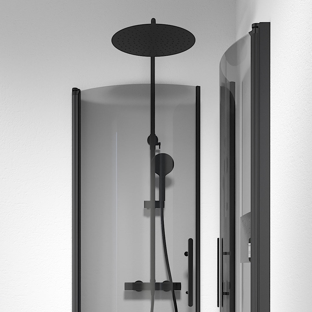 Dragør Takduschset m/Termostat blandare och 40 cm takdusch, 150 C/C - Takduschset - BATH DELUXE - EXCLUSIVE - 31 - 120 - 13 - 63 - 00 - BATHDELUXE SWEDEN