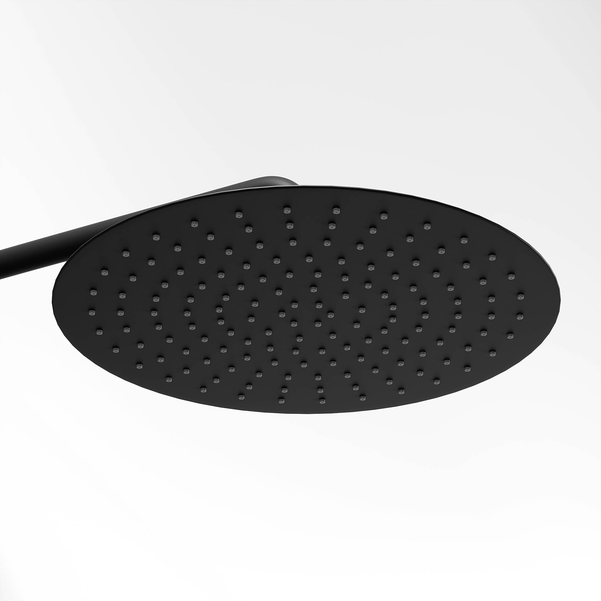 Takduschset med termostatblandare 150mm C/C - Ø400 mm takdusch, handdusch - mattsvart – Dragør - Duschsystem - BATH DELUXE - EXCLUSIVE - 31-120-13-63-00 - BATHDELUXE SWEDEN