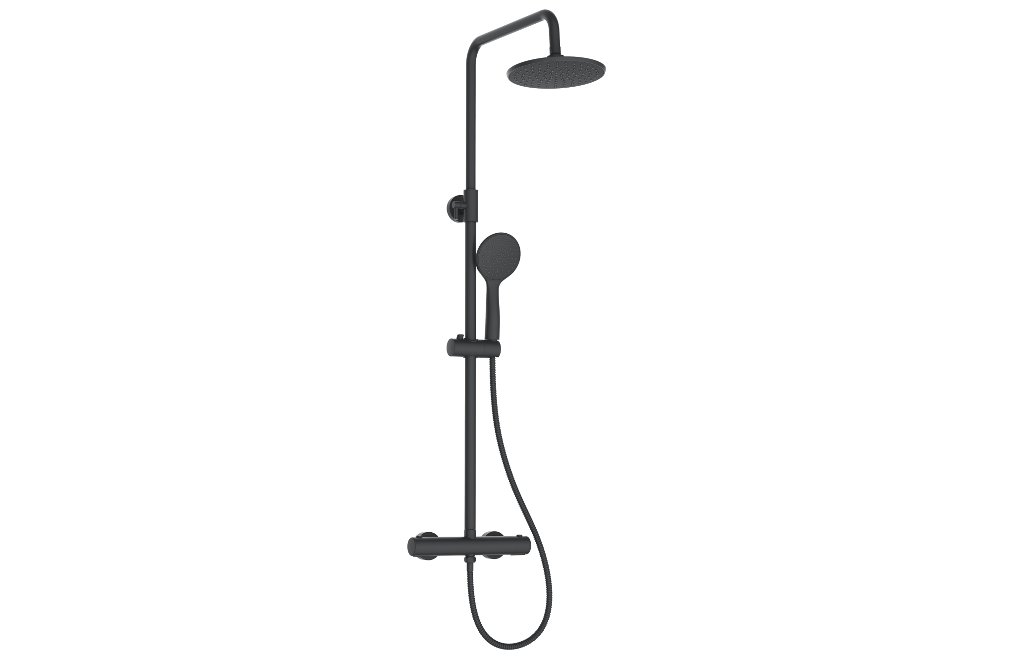 Houston Takduschset m/Termostat blandare och 20 cm takdusch, 150 C/C - Takduschset - BATH DELUXE - BASIC - 31 - 130 - 41 - 02 - 02 - BATHDELUXE SWEDEN