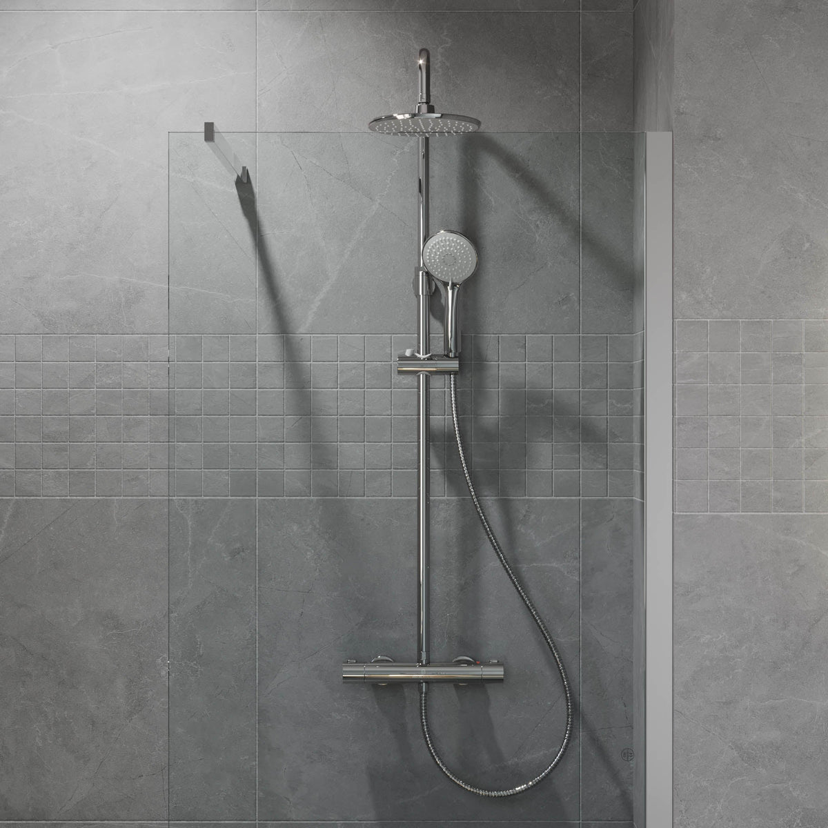 Holly, Shower Tube Set, Black Mat - MASTERSTORE - 8595677189476 - Shower Tube Set - 31-150-17-02-02 - 8595677189476