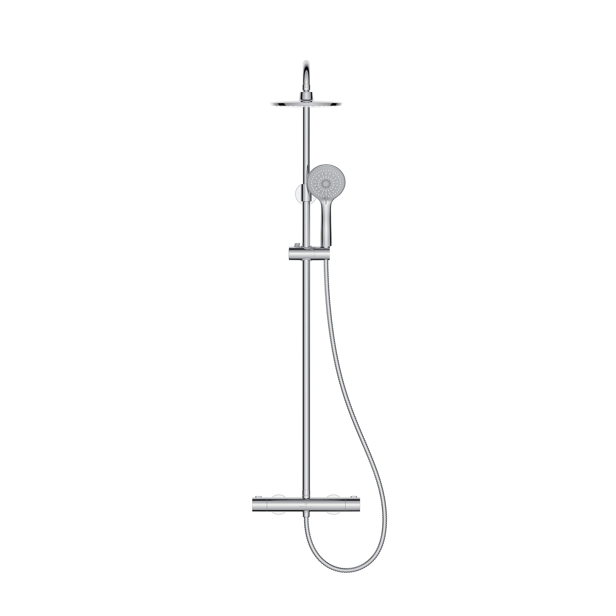 Holly, Shower Tube Set, Chrome - 150 mm - MASTERSTORE - 8595677189483 - Shower Tube Set - 31 - 150 - 17 - 60 - 02 - 8595677189483
