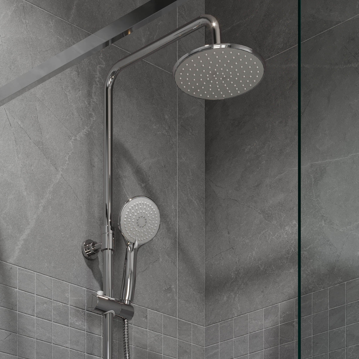Holly, Shower Tube Set, Black Mat - MASTERSTORE - 8595677189476 - Shower Tube Set - 31-150-17-02-02 - 8595677189476