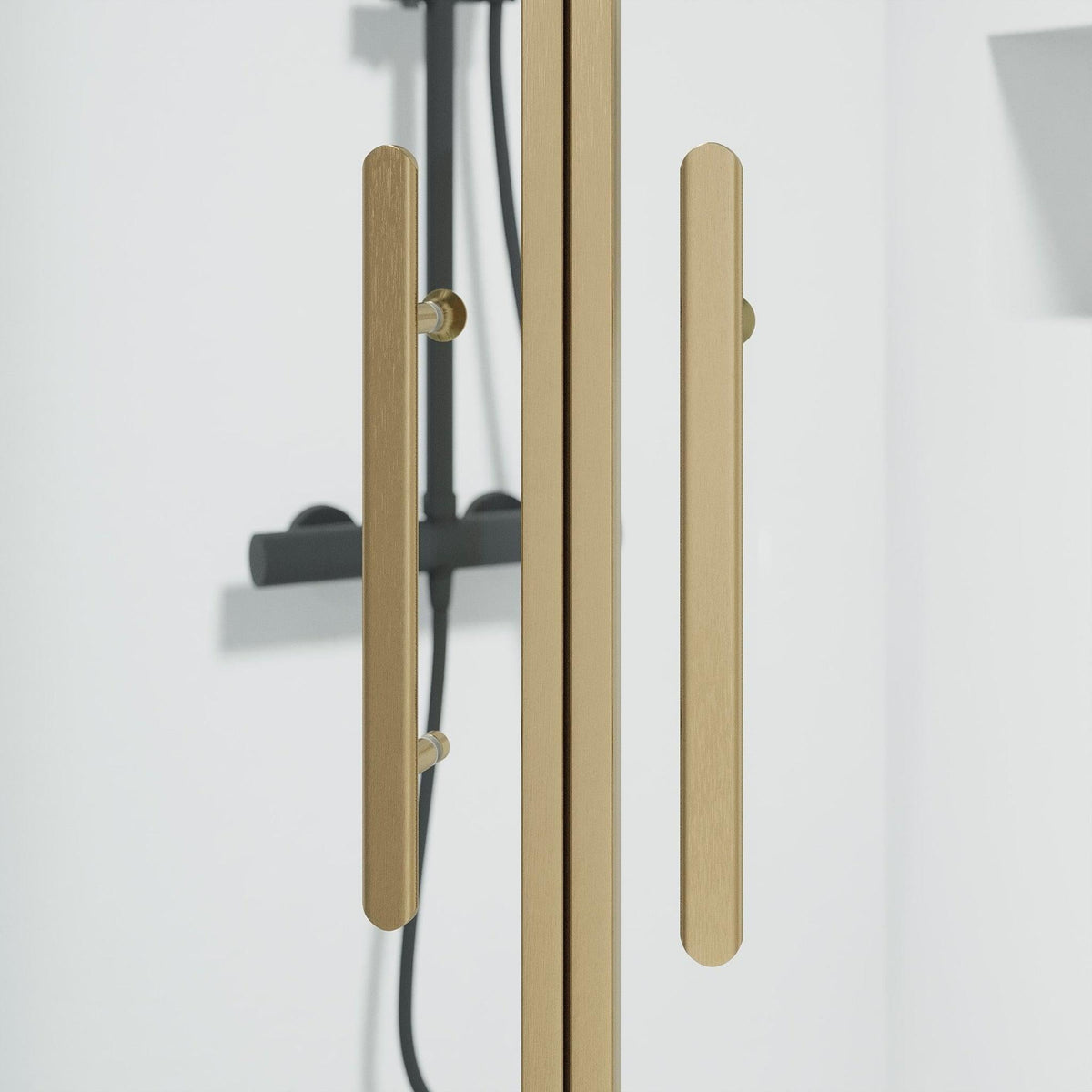 Round - Clear, Shower Enclosure Set - Code, Clear/Bronze - 70 cm - MASTERSTORE - 8595677155068 - Shower Enclosure Set - Code - 35 - 707 - 70 - 50 - 00 - 8595677155068