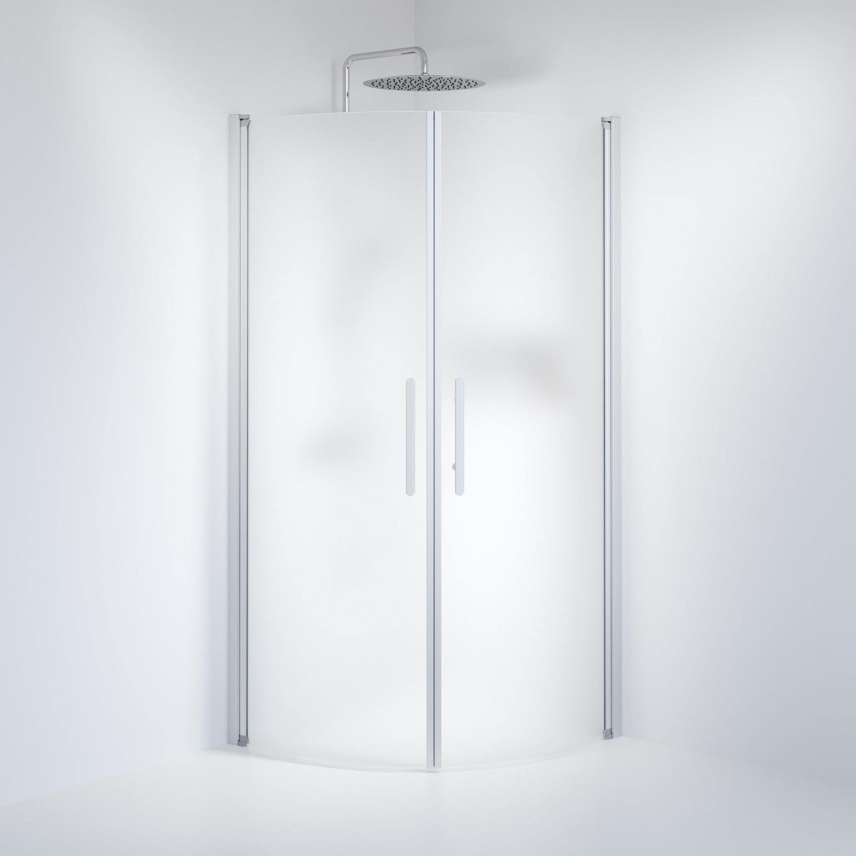 Round - Frosted, Shower Enclosure Set - Code, Matt/Satin - 80 cm - MASTERSTORE - 8595677119787 - Shower Enclosure Set - Code - 35 - 809 - 67 - 55 - 00 - 8595677119787