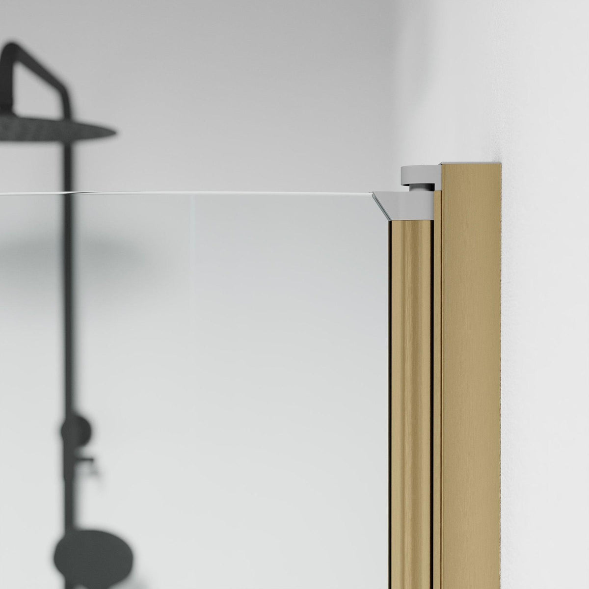 Round - Clear, Shower Enclosure Set - Code, Clear/Bronze - 90 cm - MASTERSTORE - 8595677155143 - Shower Enclosure Set - Code - 35 - 901 - 70 - 50 - 00 - 8595677155143