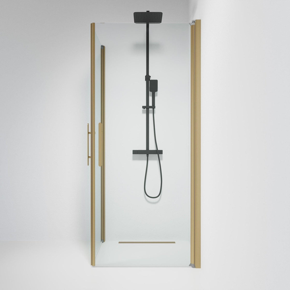 Square - Clear, Shower Enclosure Set - Code, Clear/Bronze - 70 cm - MASTERSTORE - 8595677155297 - Shower Enclosure Set - Code - 36 - 701 - 70 - 50 - 00 - 8595677155297