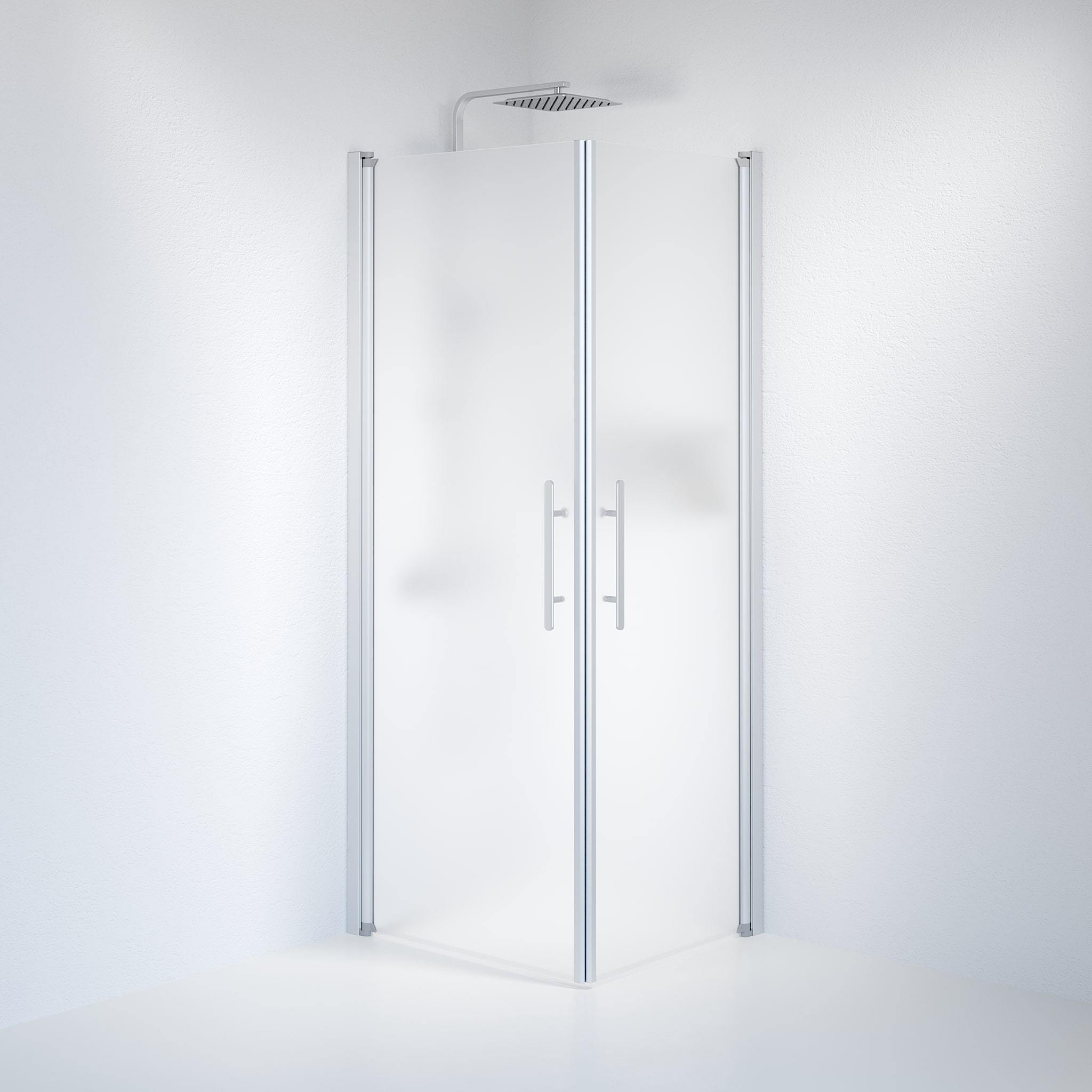 Square - Frosted, Shower Enclosure Set - Code, Matt/Satin - 70 cm - MASTERSTORE - 8595677120424 - Shower Enclosure Set - Code - 36 - 708 - 67 - 55 - 00 - 8595677120424