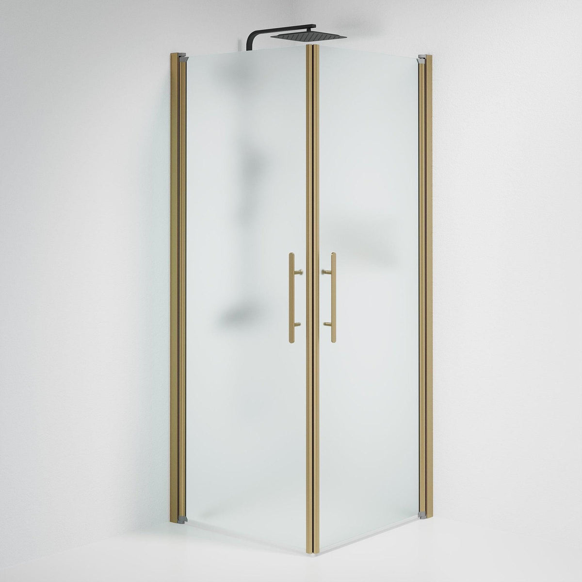 Square - Frosted, Shower Enclosure Set - Code, Matt/Bronze - 70 cm - MASTERSTORE - 8595677155389 - Shower Enclosure Set - Code - 36 - 709 - 70 - 55 - 00 - 8595677155389