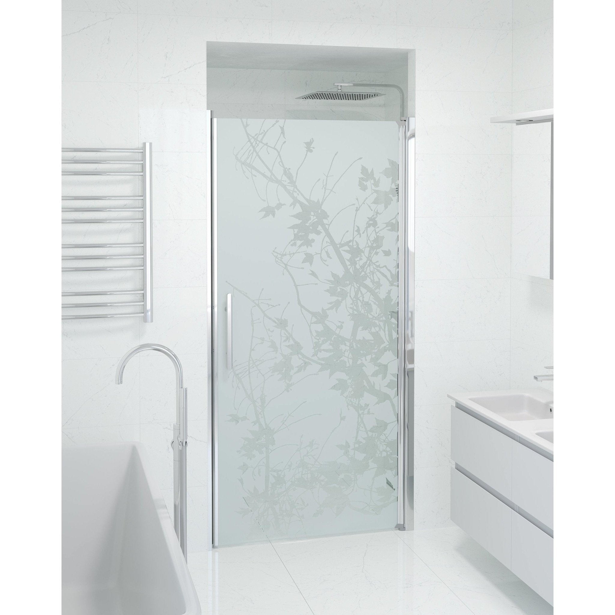 Niche - Decor, Shower Enclosure Set - Code, Decor/Chrome - 80 cm - MASTERSTORE - 8595677139136 - Shower Enclosure Set - Code - 38 - 080 - 01 - 54 - 00 - 8595677139136