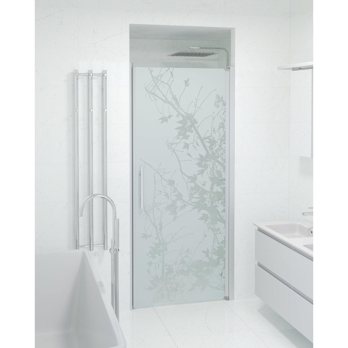 Niche - Decor, Shower Enclosure Set - Code, Decor/Satin - 80 cm - MASTERSTORE - 8595677139143 - Shower Enclosure Set - Code - 38 - 080 - 02 - 54 - 00 - 8595677139143