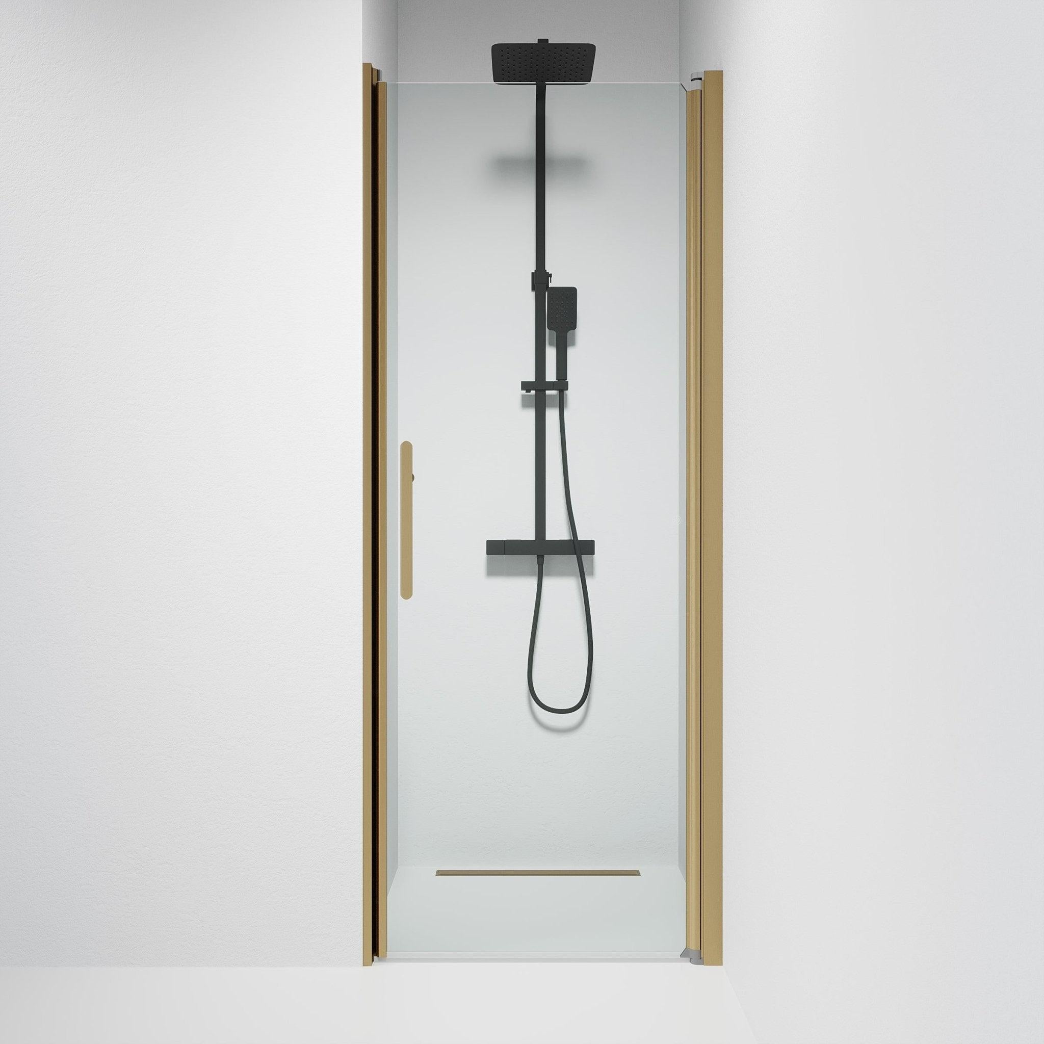 Square - Clear, Shower Enclosure Set - Code, Clear/Bronze - 80 cm - MASTERSTORE - 8595677155471 - Shower Enclosure Set - Code - 38 - 080 - 70 - 50 - 00 - 8595677155471