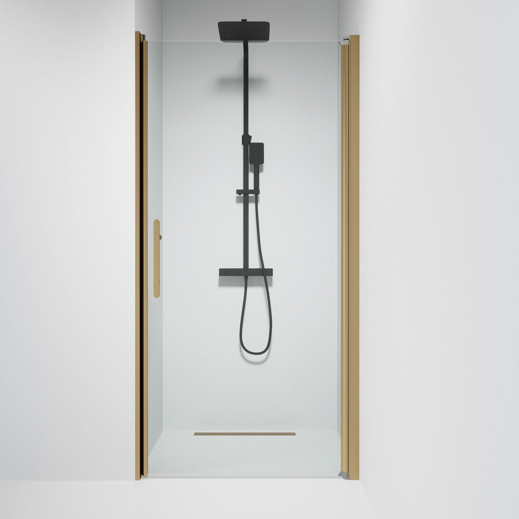 Square - Clear, Shower Enclosure Set - Code, Clear/Bronze - 90 cm - MASTERSTORE - 8595677155488 - Shower Enclosure Set - Code - 38 - 090 - 70 - 50 - 00 - 8595677155488