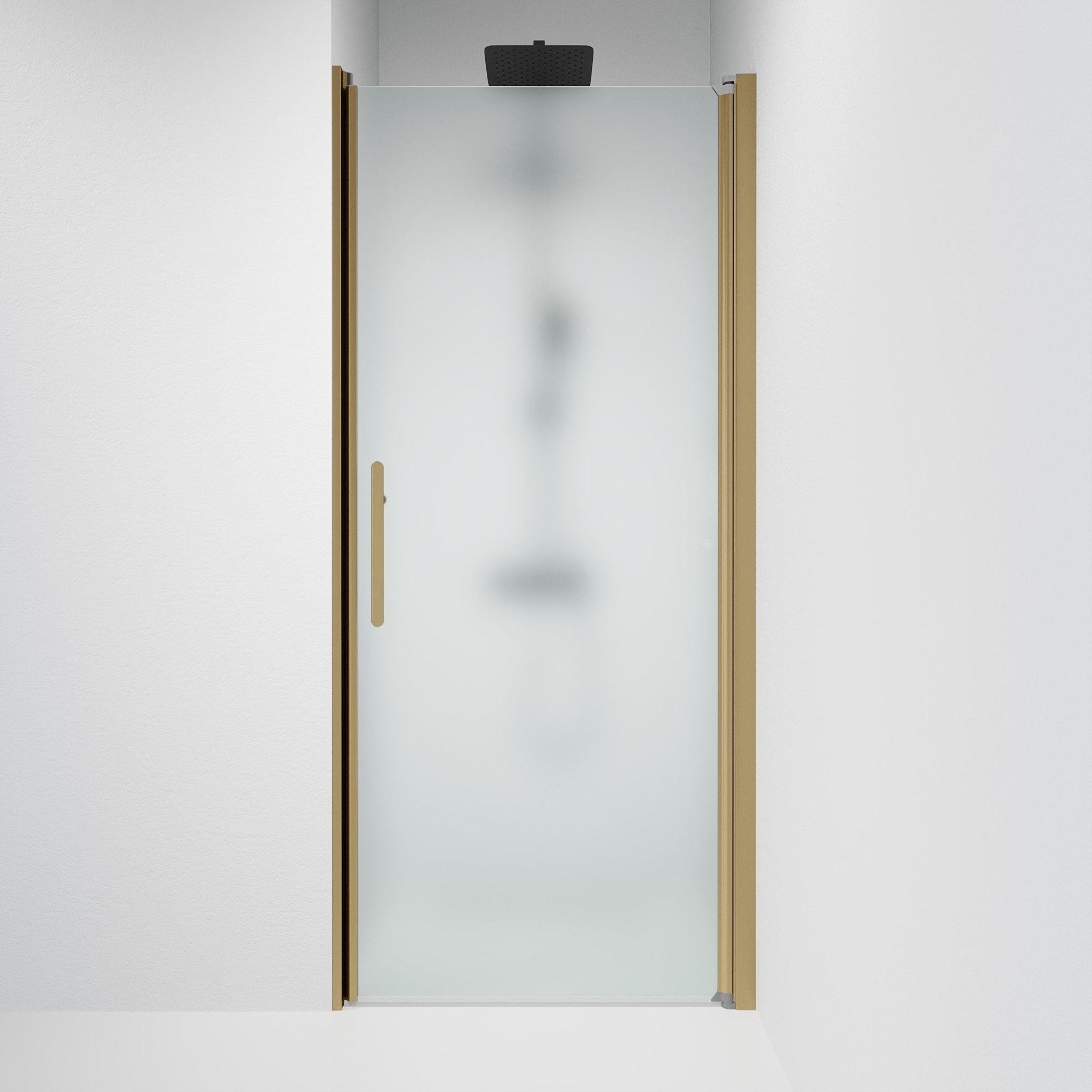 Square - Frosted, Shower Enclosure Set - Code, Matt/Bronze - 90 cm - MASTERSTORE - 8595677155525 - Shower Enclosure Set - Code - 38 - 090 - 70 - 55 - 00 - 8595677155525