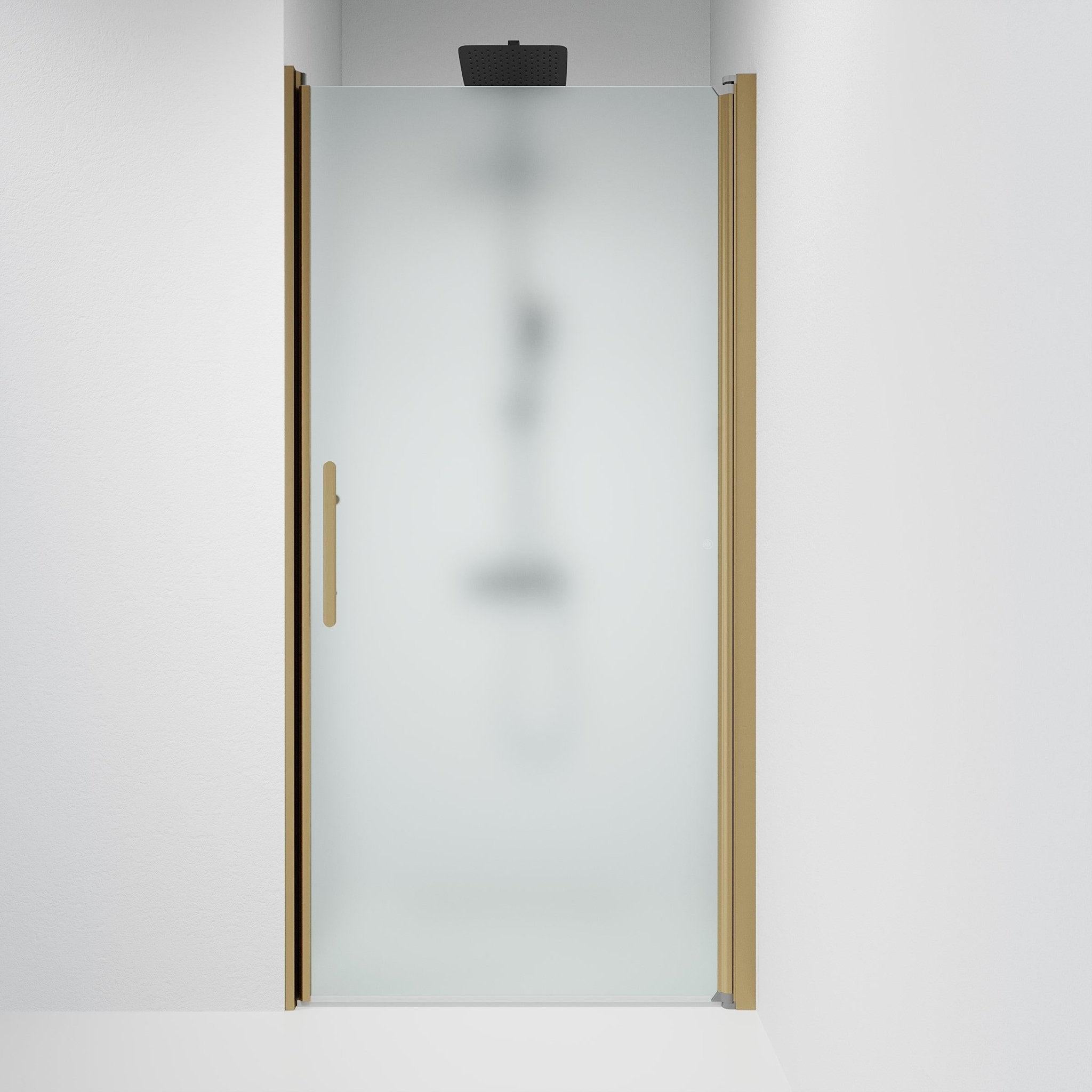 Square - Frosted, Shower Enclosure Set - Code, Matt/Bronze - 100 cm - MASTERSTORE - 8595677155532 - Shower Enclosure Set - Code - 38 - 100 - 70 - 55 - 00 - 8595677155532
