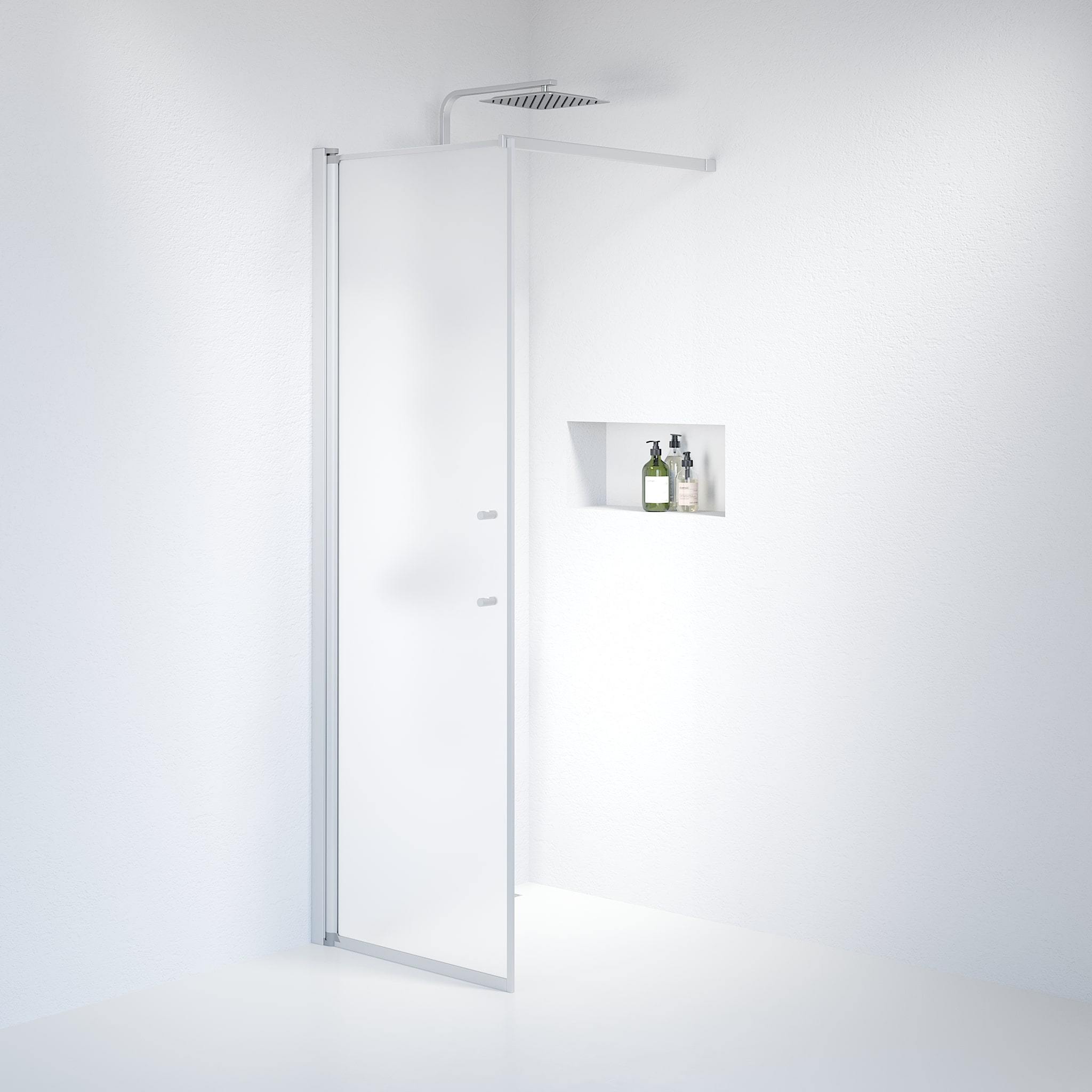 Wall - Frosted, Shower Enclosure Set - Code, Matt/Satin - 70 cm - MASTERSTORE - 8595677121469 - Shower Enclosure Set - Code - 39 - 070 - 67 - 55 - 00 - 8595677121469