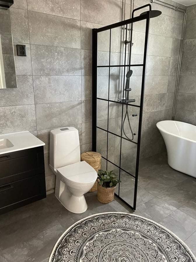 Wall - Frames, Shower Enclosure Set - Code, Frame/Black - 80 cm - MASTERSTORE - 8595677121520 - Shower Enclosure Set - Code - 39 - 080 - 02 - 49 - 01 - 8595677121520