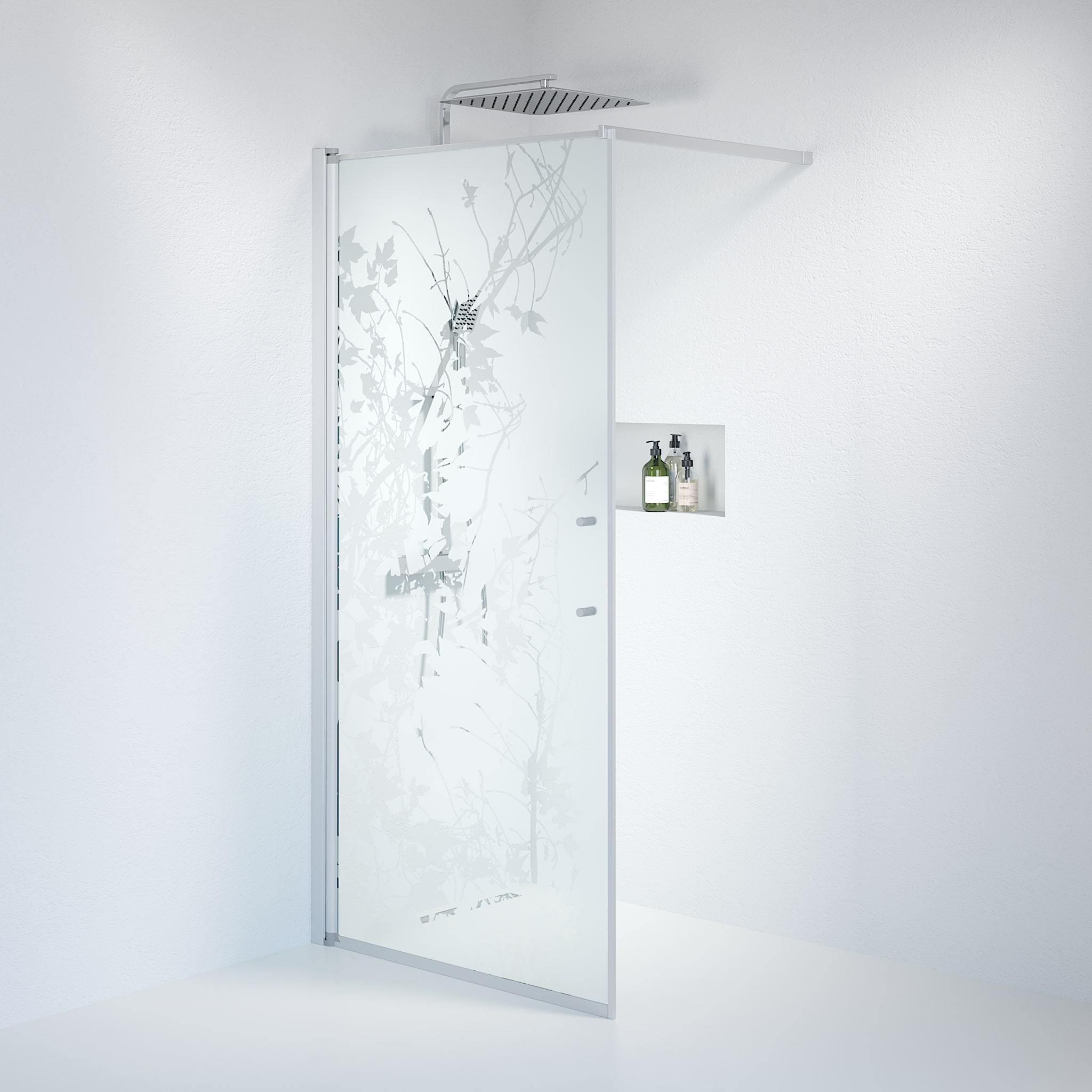 Wall - Decor, Shower Enclosure Set - Code, Decor/Satin - 80 cm - MASTERSTORE - 8595677121582 - Shower Enclosure Set - Code - 39 - 080 - 67 - 54 - 00 - 8595677121582