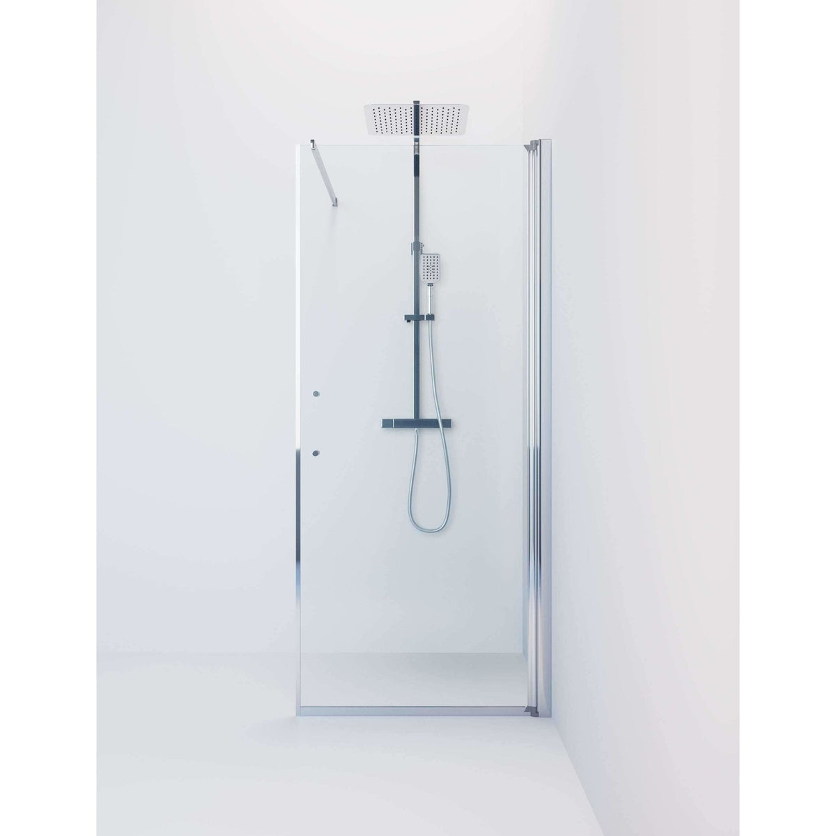 Wall - Clear, Shower Enclosure Set - Code, Clear/Chrome - 100 cm - MASTERSTORE - 8595677121797 - Shower Enclosure Set - Code - 39 - 100 - 60 - 50 - 00 - 8595677121797