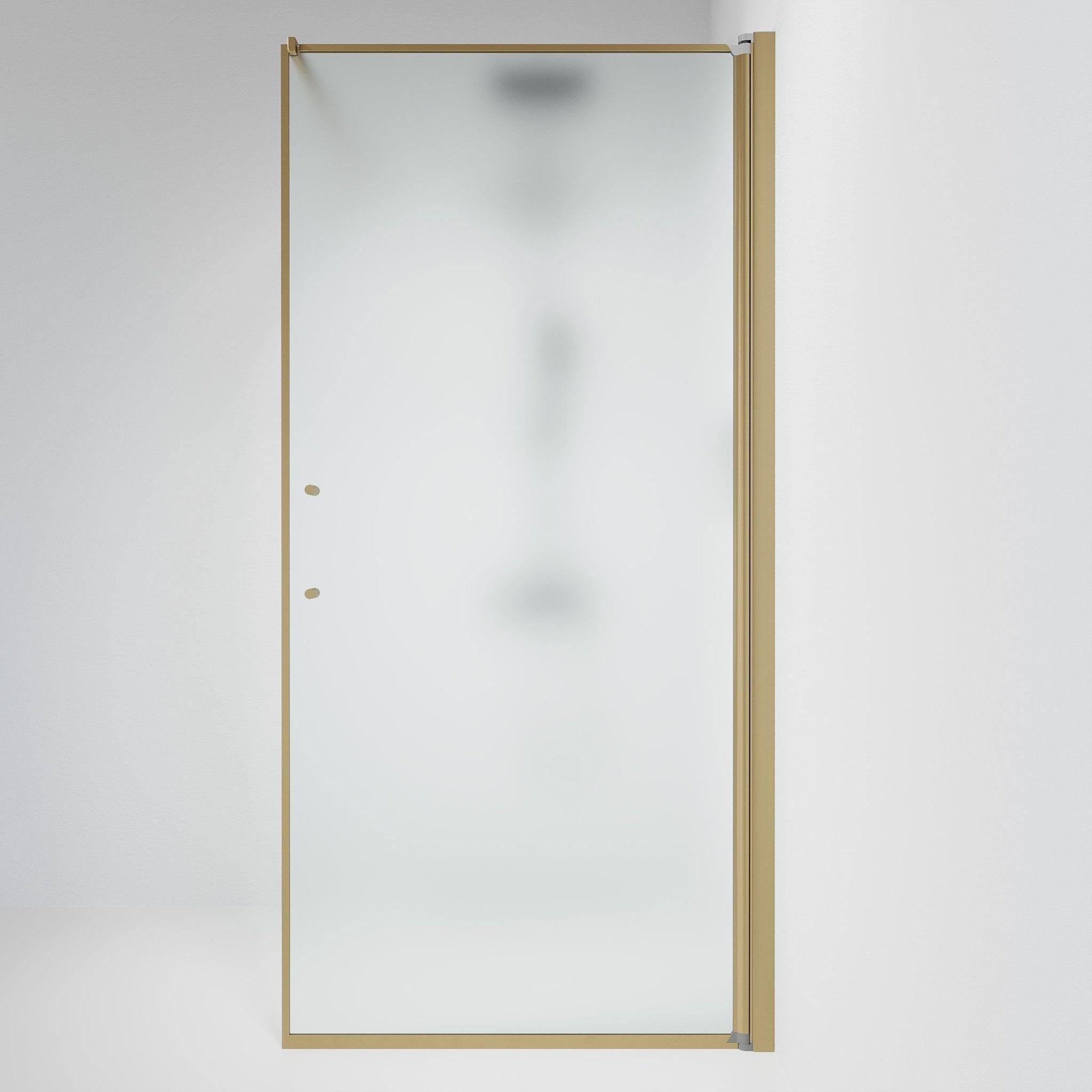 Square - Frosted, Shower Enclosure Set - Code, Matt/Bronze - 100 cm - MASTERSTORE - 8595677155617 - Shower Enclosure Set - Code - 39 - 100 - 70 - 55 - 00 - 8595677155617