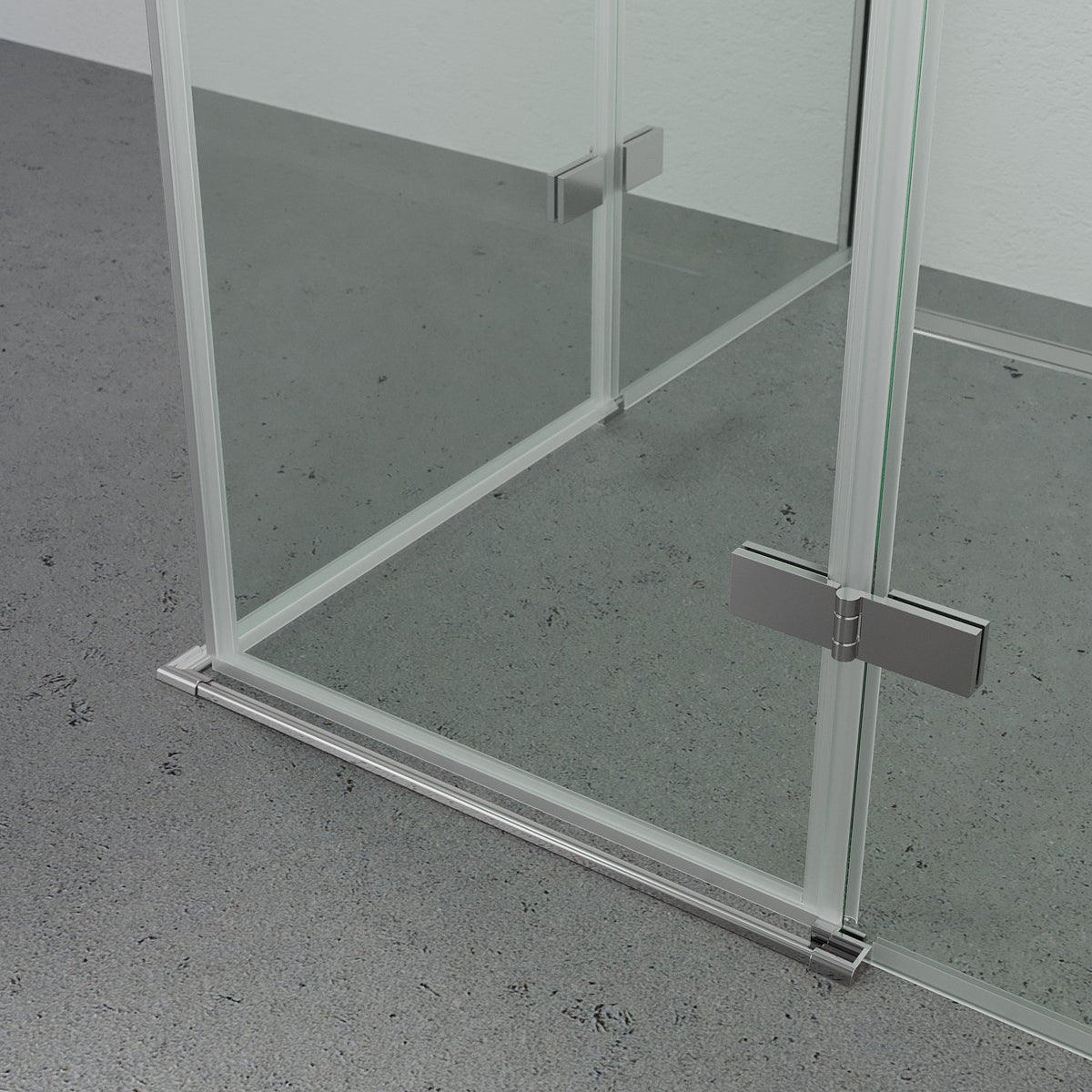 Rämen, Shower Enclosure, Chrome - 90 cm - MASTERSTORE - 8595677184075 - Shower Enclosure - 42 - 090 - 01 - 60 - 02 - 8595677184075