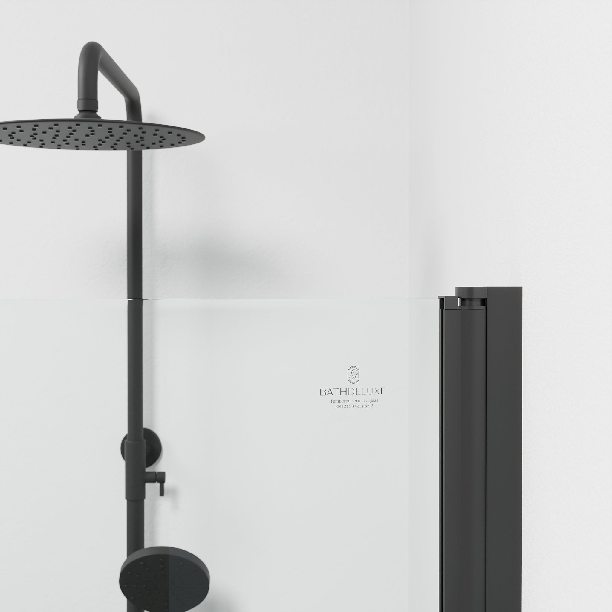 Tulsa, Duschkabin, Svart Matta - 90 cm - Duschkabin - BATH DELUXE - BASIC - 42-090-10-02-02 - BATHDELUXE SWEDEN