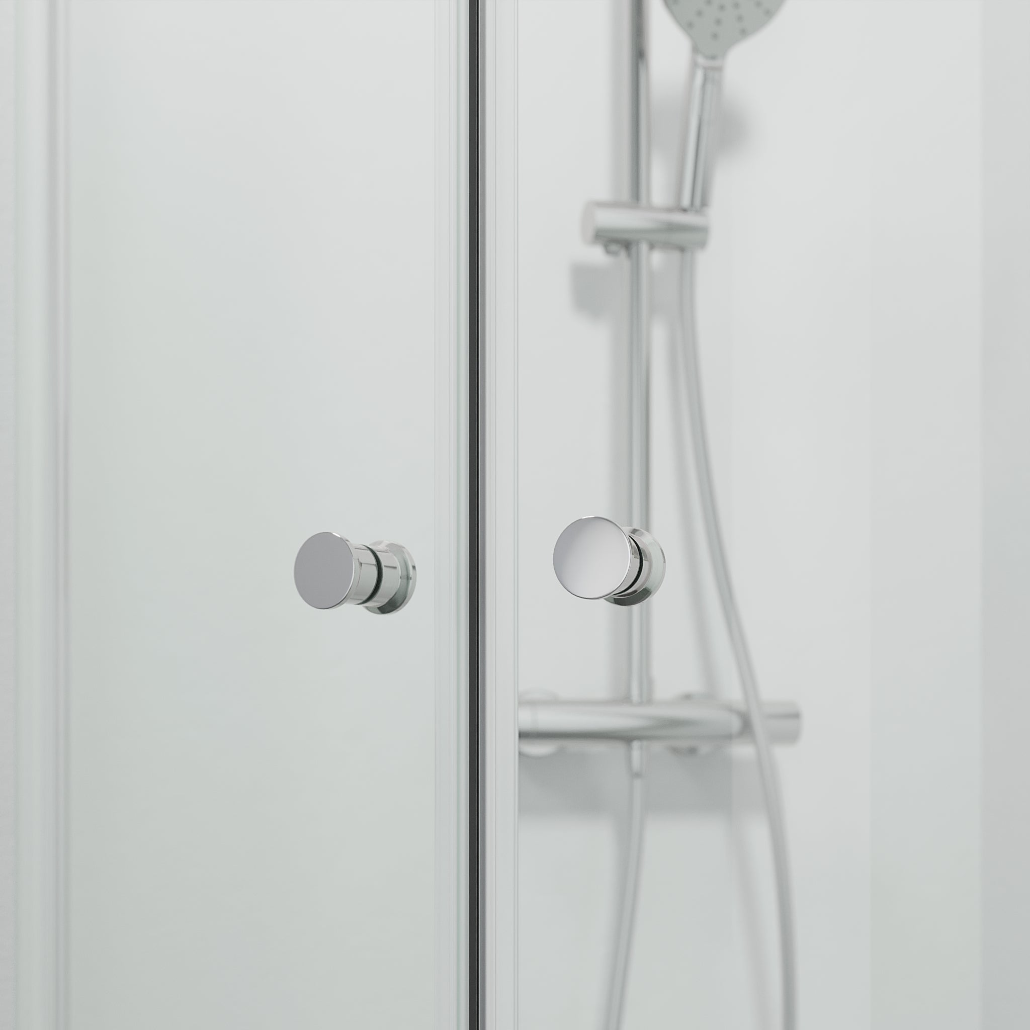 Tulsa, Duschkabin, Krom - 90 cm - Duschkabin - BATH DELUXE - BASIC - 42-090-10-60-02 - BATHDELUXE SWEDEN