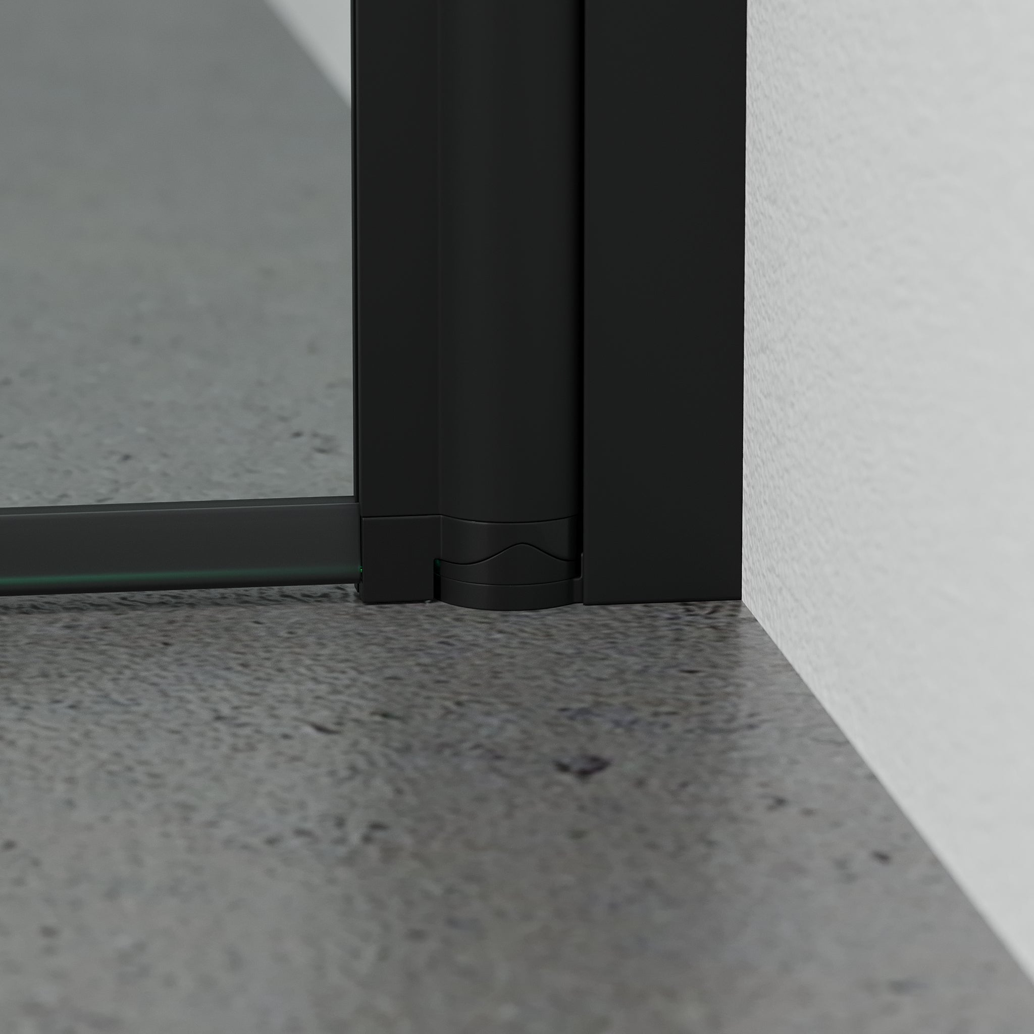 Tulsa, Duschkabin, Svart Matta - 90 cm - Duschkabin - BATH DELUXE - BASIC - 42-090-11-02-02 - BATHDELUXE SWEDEN