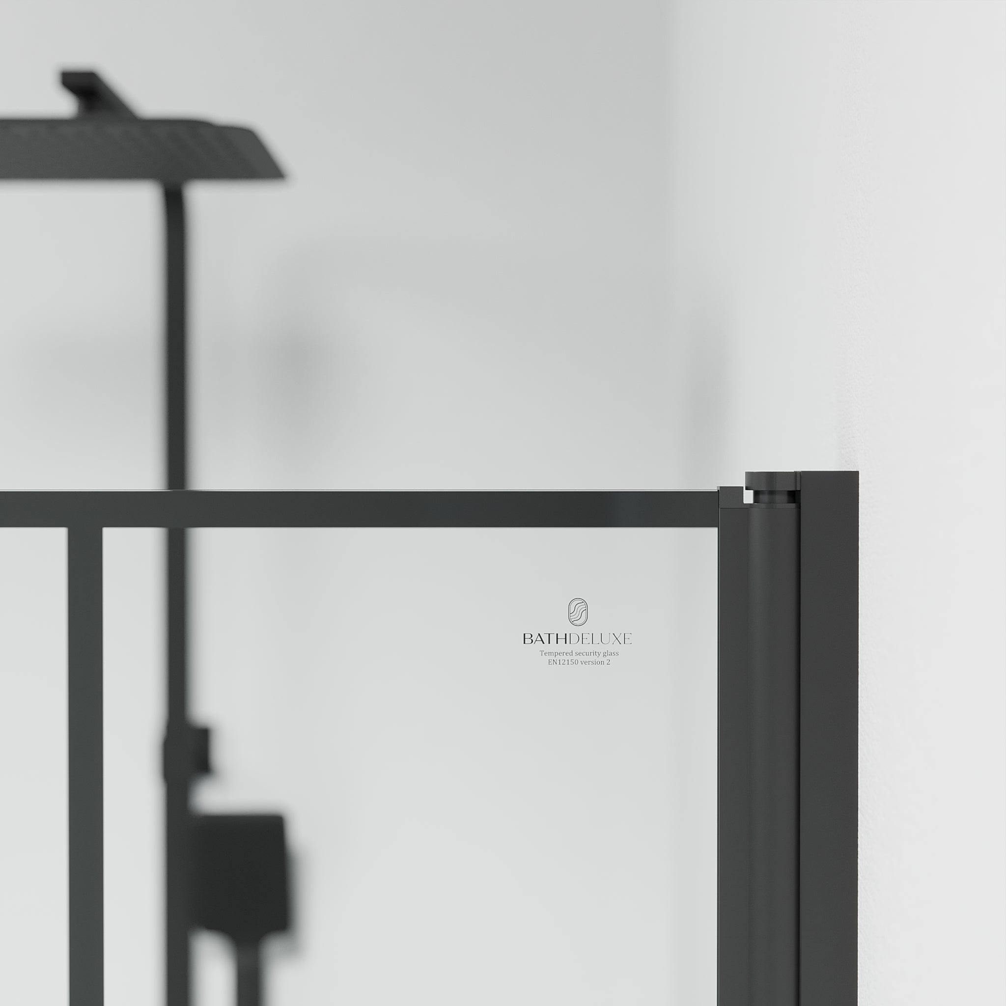 Tulsa, Shower Enclosure, Black Mat - 90 cm - MASTERSTORE - 8595677180787 - Shower Enclosure - 42 - 090 - 12 - 02 - 02 - 8595677180787