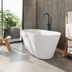 Edison, Badkar, Vitt Blankt - 150 cm - Badkar - BATH DELUXE - BASIC - 47-150-15-11-02 - BATHDELUXE SWEDEN