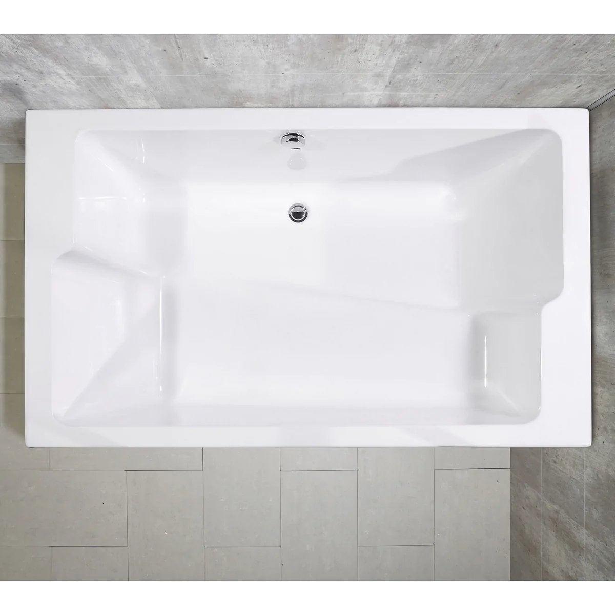 Skibstrup, Bathtub Set - Code, White Glossy - 170 cm - MASTERSTORE - 8595677170566 - Bathtub Set - Code - 47 - 170 - 05 - 11 - 30 - 8595677170566