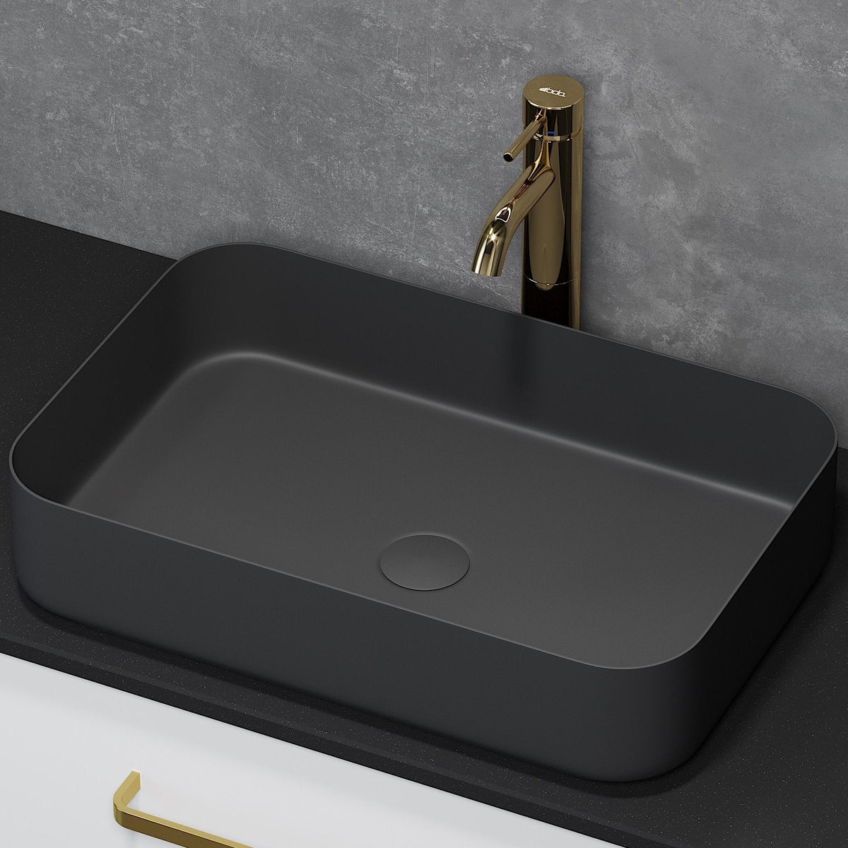 Dragør Hög Tvättställblandare + Rødby Bottenventil - Tvättställblandare - BATH DELUXE - EXCLUSIVE - 48 - 005 - 00 - 64 - 30 - BATHDELUXE SWEDEN