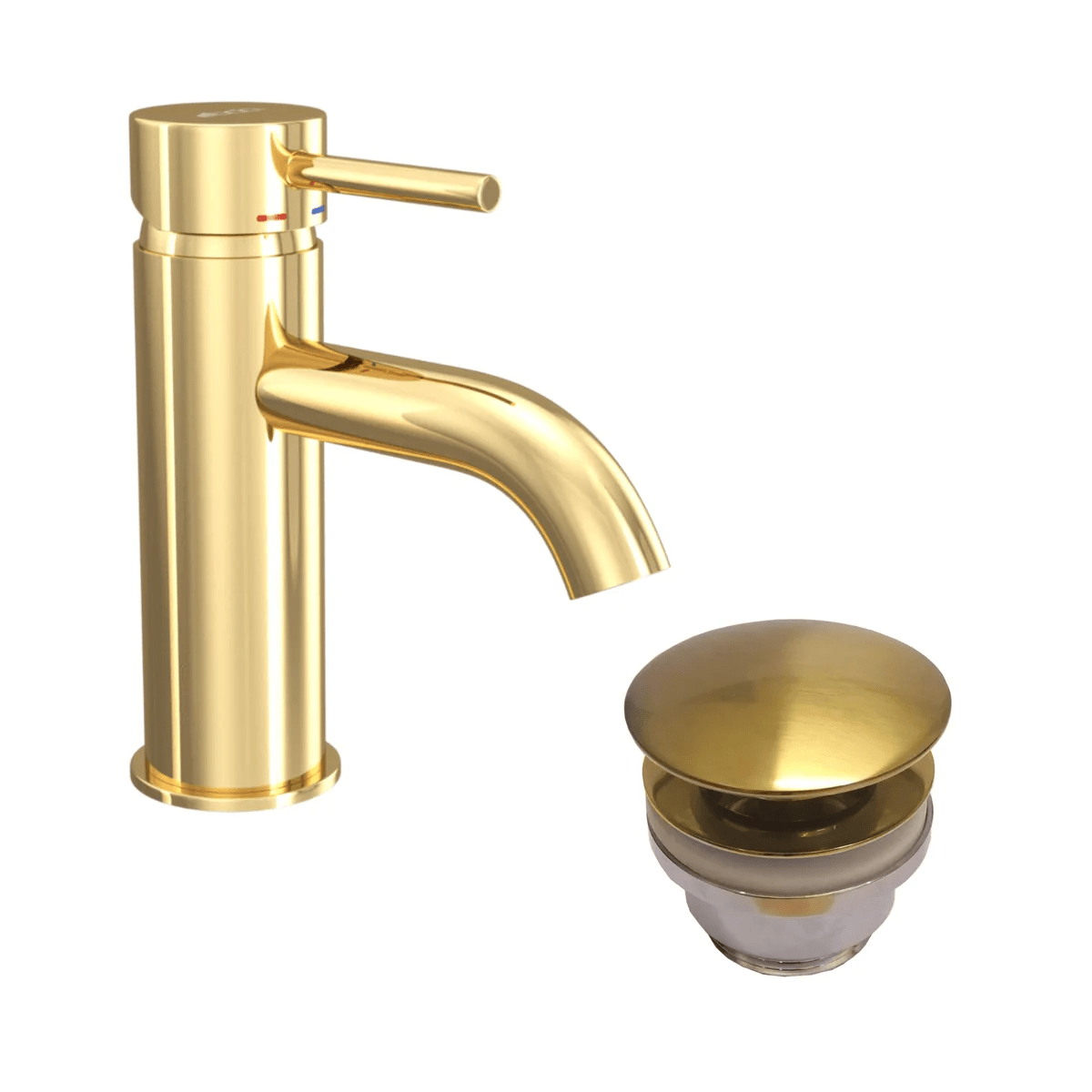 Dragør Tvättställblandare Dragør + Rødby Bottenventil - Tvättställblandare - BATH DELUXE - EXCLUSIVE - 48 - 005 - 01 - 64 - 30 - BATHDELUXE SWEDEN