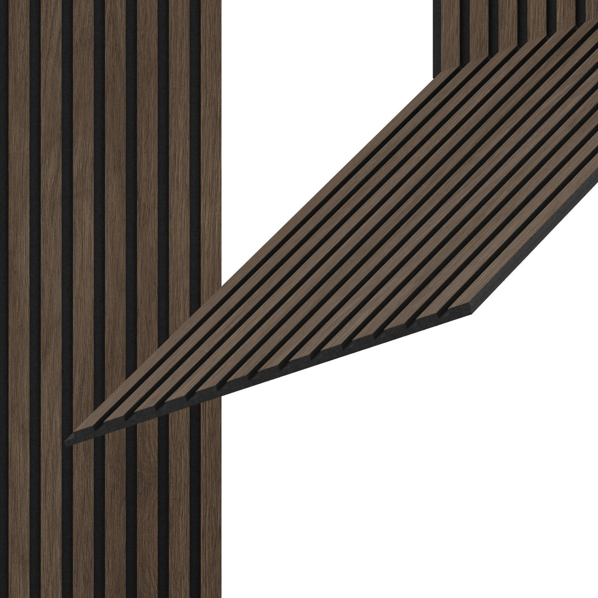 Acoustic Panel 240 x 52 cm - 12 mm - Walnut - Vasahamn - MASTERSTORE - 8595677198881 - Acoustic panels - 54-240-01-84-12 - 8595677198881