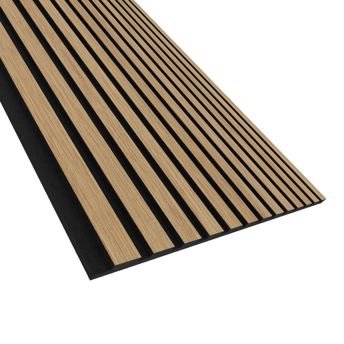 Akustikpanel 240 x 52 cm - 12 mm - Oljad ek - Vasahamn
