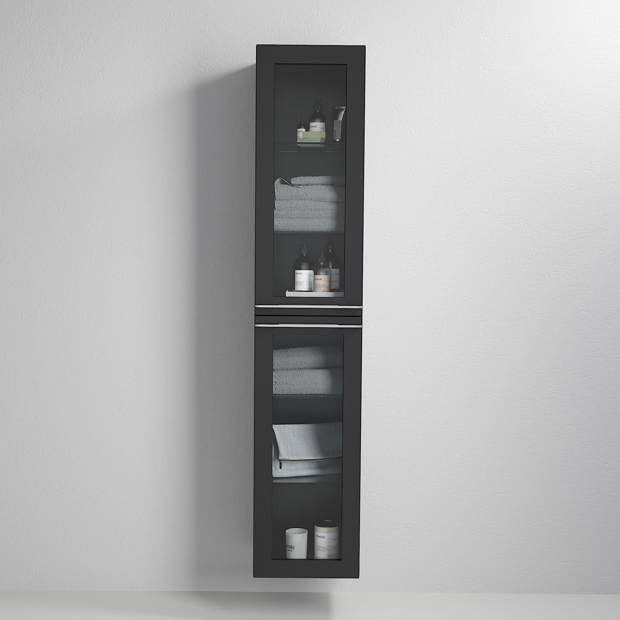Veiholmen, Furniture Set - High Cabinet, Black Mat - 35 cm - MASTERSTORE - 8595677128024 - Furniture Set - Code - 70-035-03-02-00 - 8595677128024