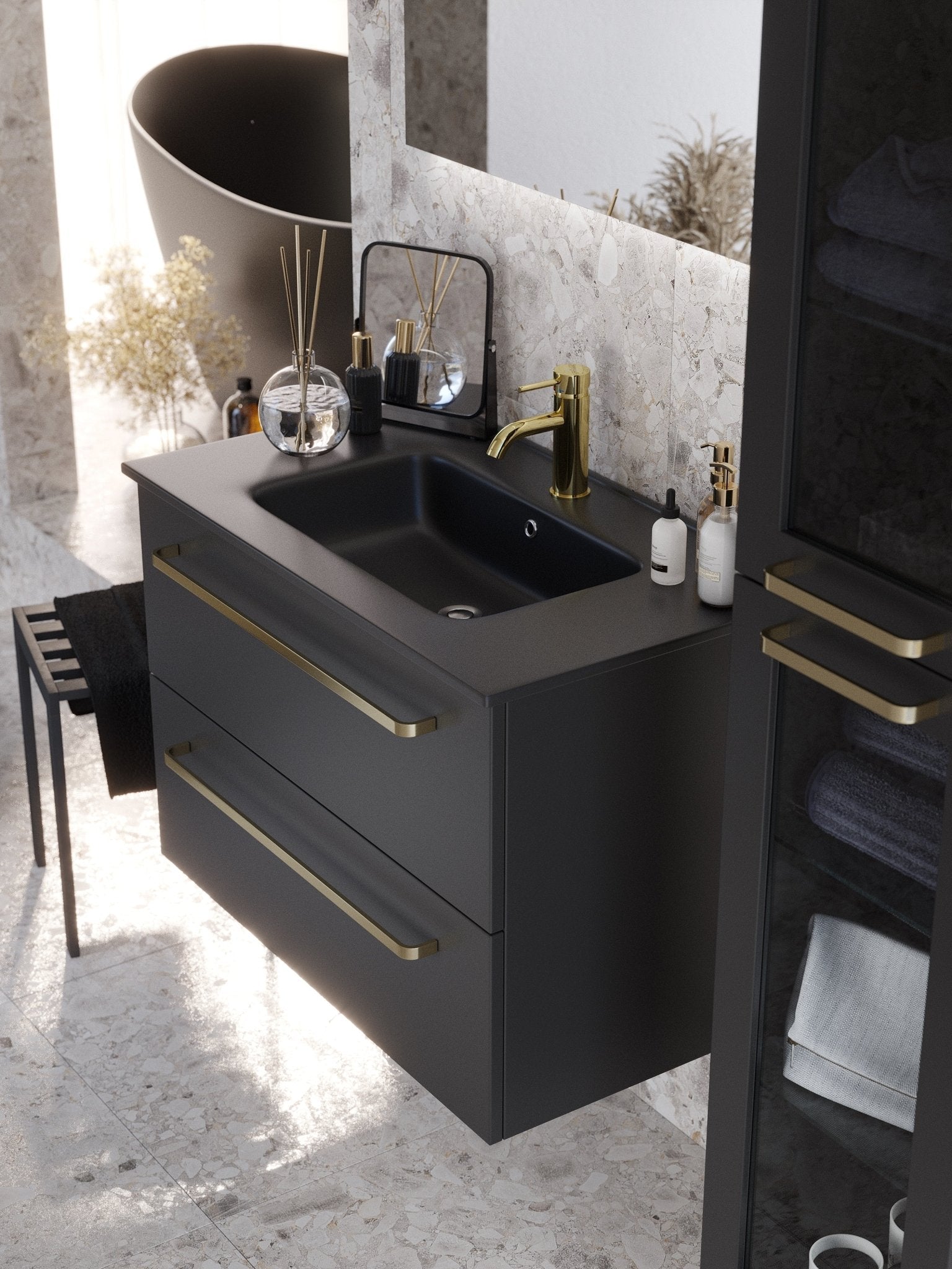 Velfjord, Furniture Set - Code, Black Mat - 35 cm - MASTERSTORE - 8595677177824 - Furniture Set - Code - 70 - 035 - 03 - 02 - 40 - 8595677177824