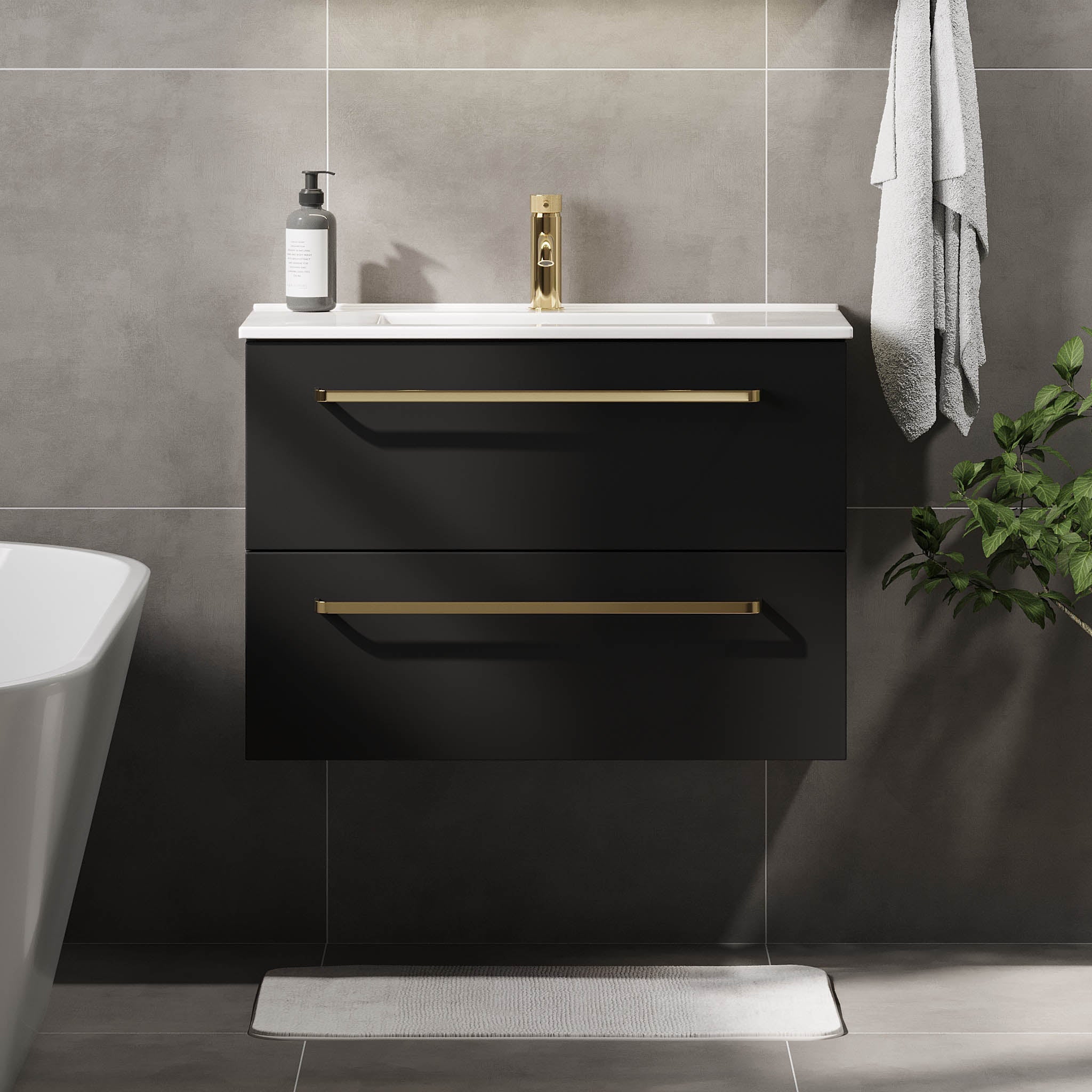 Volda, Furniture Set - Code, Black Mat - 60 cm - MASTERSTORE - 8595677150674 - Furniture Set - Code - 70 - 060 - 70 - 02 - 30 - 8595677150674