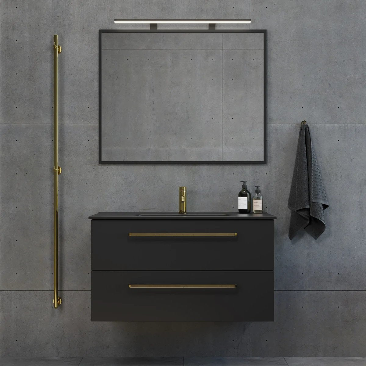Vegsund, Furniture Set - Code, Black Mat - 81 cm - MASTERSTORE - 8595677141917 - Furniture Set - Code - 70 - 080 - 56 - 02 - 30 - 8595677141917
