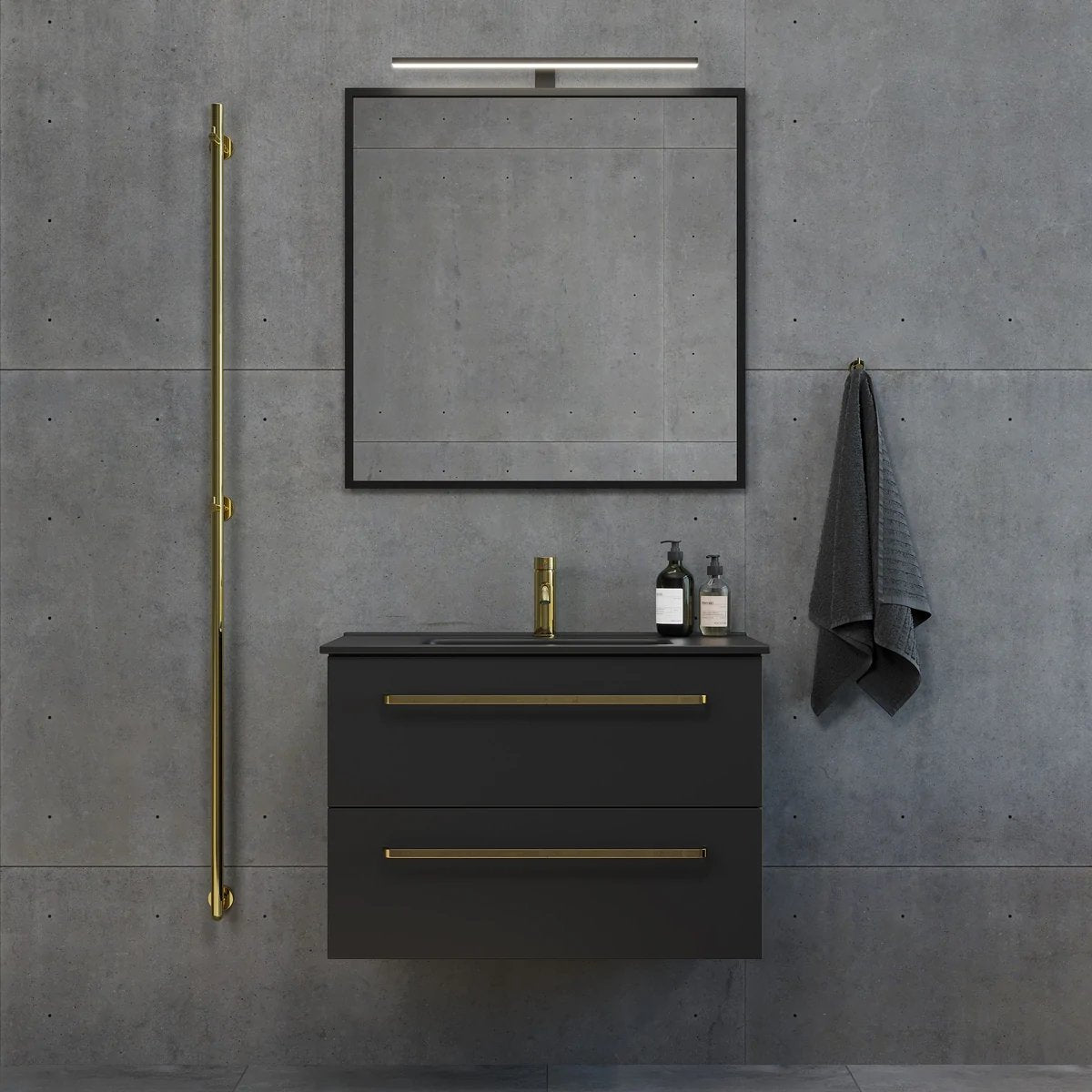 Vegsund, Furniture Set - Code, Black Mat - 120 cm - MASTERSTORE - 8595677141931 - Furniture Set - Code - 70 - 120 - 56 - 02 - 30 - 8595677141931