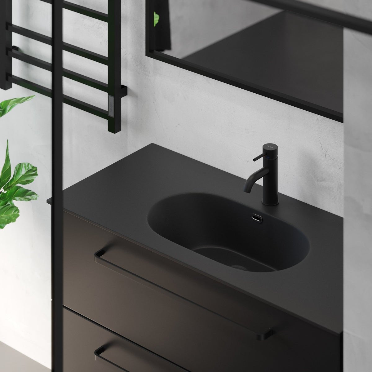 Vegusdal Badrumsmöbel - Tvättställsskåp - BATH DELUXE - PRESTIGE - 70 - 120 - 61 - 02 - 41 - BATHDELUXE SWEDEN